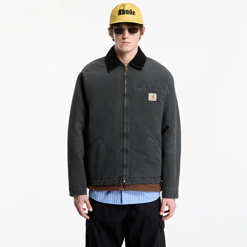 Jakna Carhartt WIP OG Detroit Jacket UNISEX Raven/ Black Stone Canvas