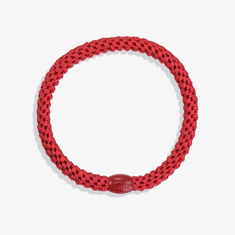 KKNEKKI Hair Tie Slim Red Red