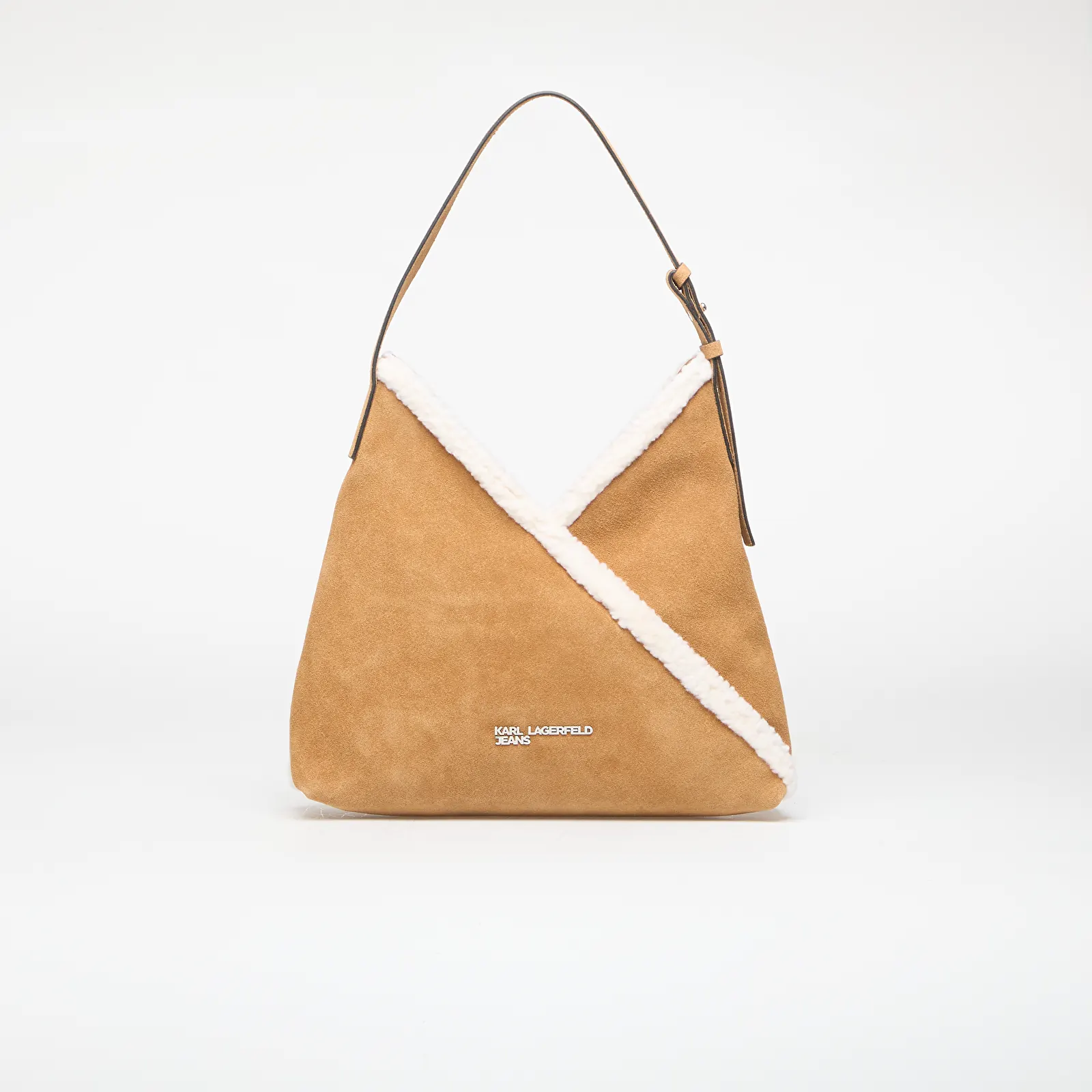 Bandoleras Karl Lagerfeld Jeans Geo Suede Sm Tote Fur Brown