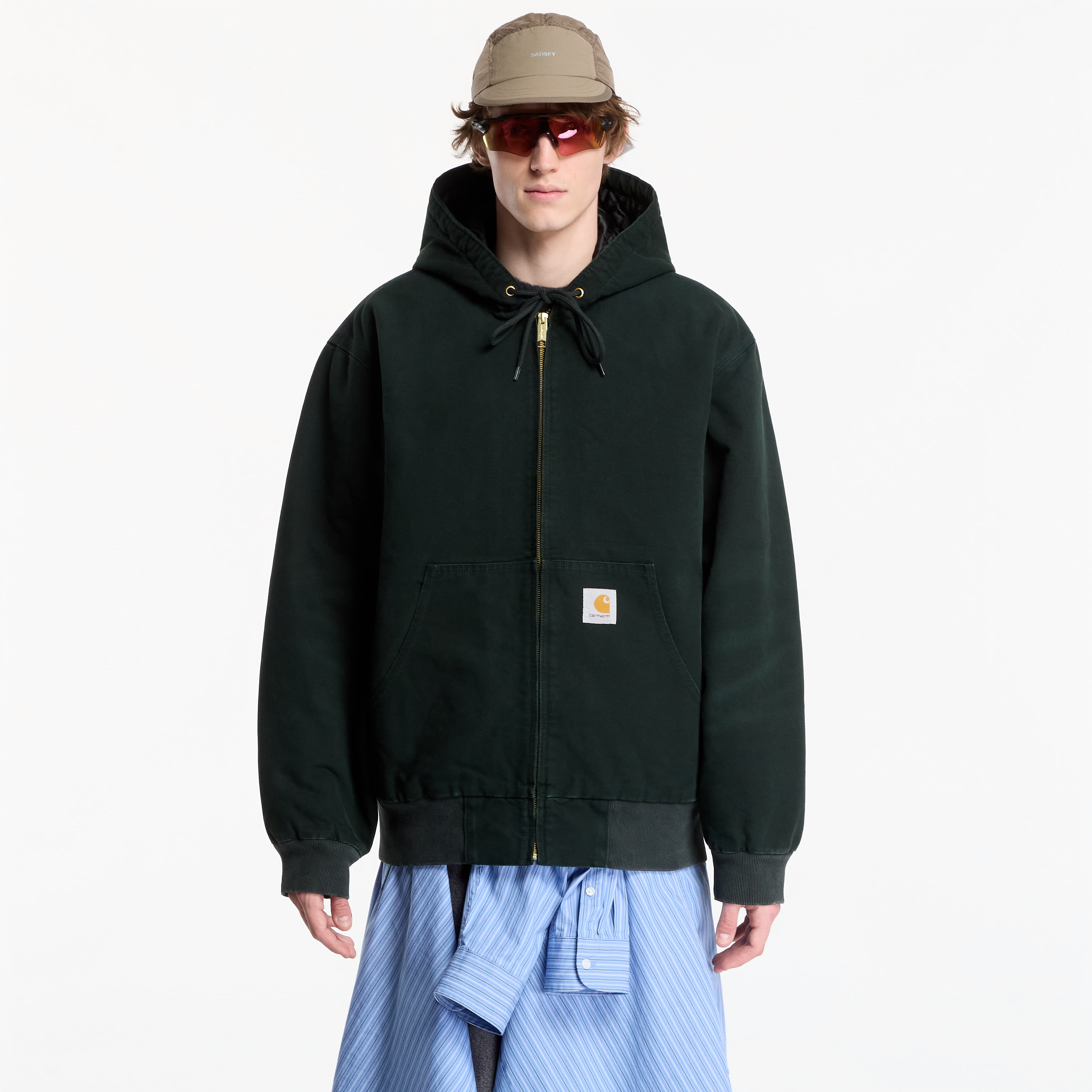 Carhartt WIP Bunda Carhartt WIP OG Active Jacket UNISEX Raven Stone Canvas XXL