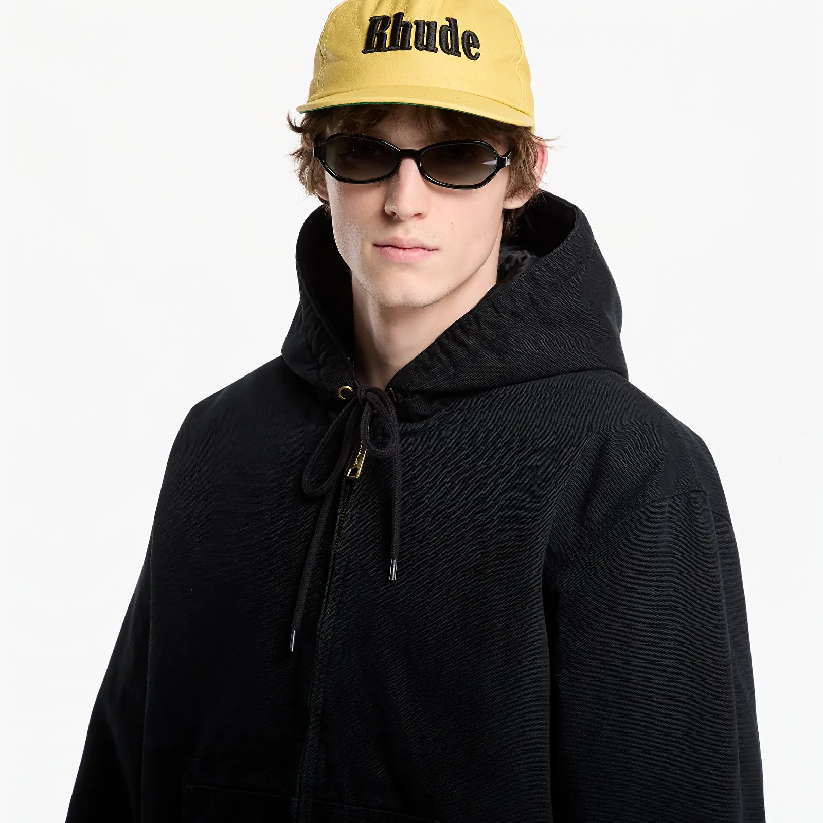 Férfi kabátok Carhartt WIP OG Active Jacket UNISEX Black Stone Canvas