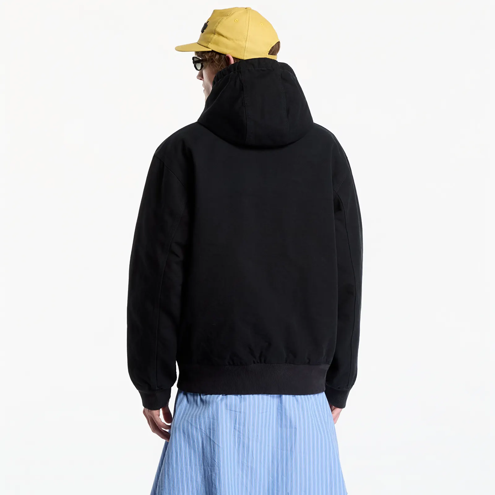 Férfi kabátok Carhartt WIP OG Active Jacket UNISEX Black Stone Canvas