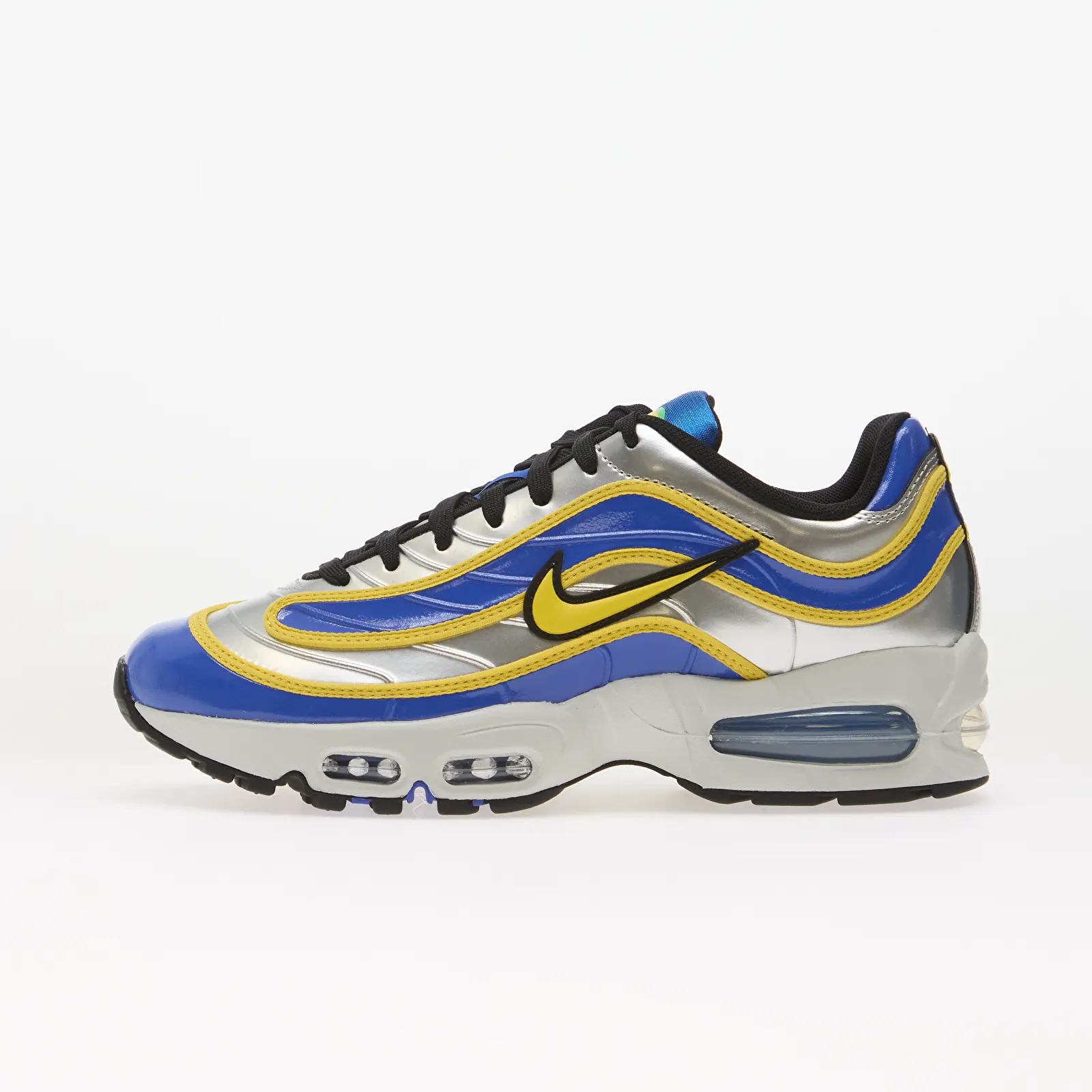 Men's sneakers and shoes Nike Air Max Joga Bonito R9 Metallic Silver/ Varsity Maize