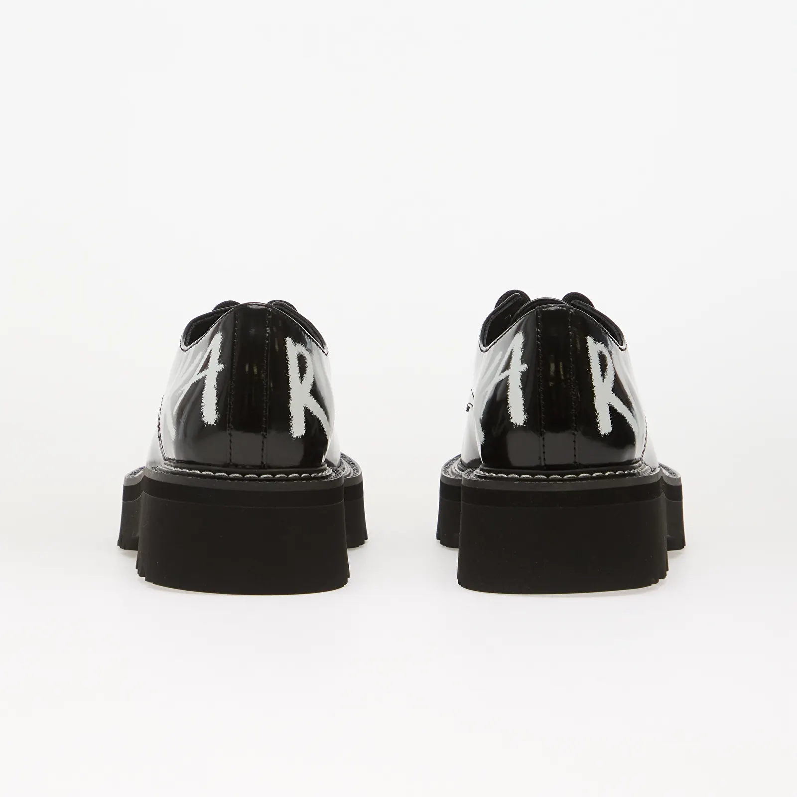 Baskets femme Karl Lagerfeld Jeans Kyla Brush Logo Shoe Black Lthr