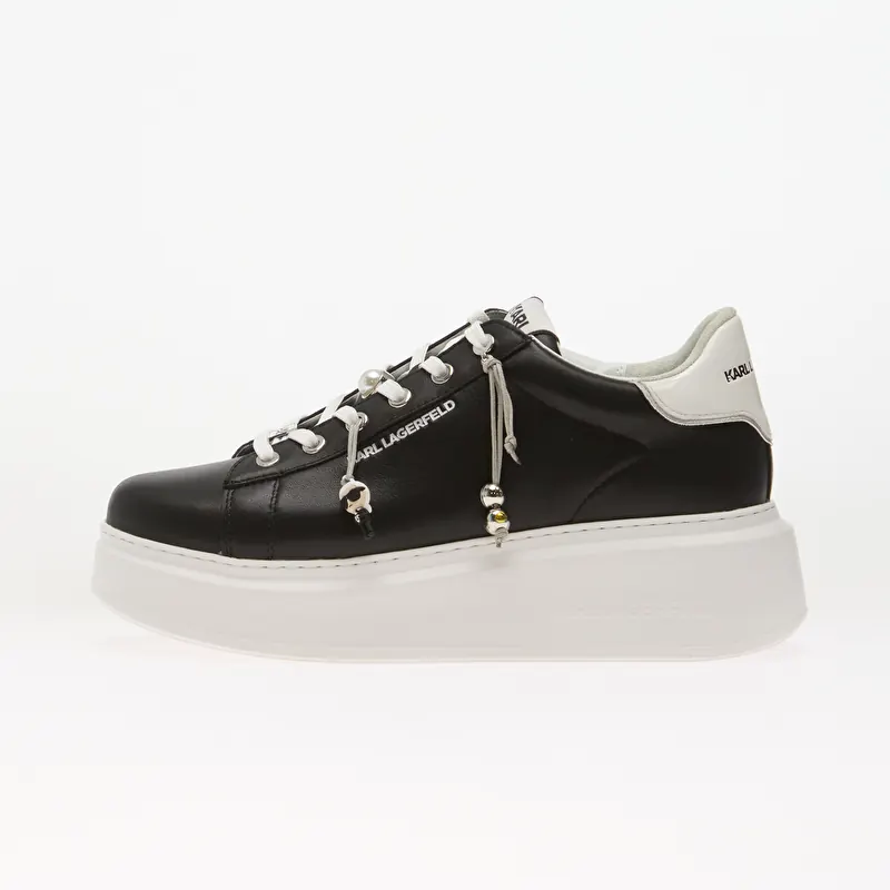 Karl Lagerfeld Jeans Anakapri Tassel Charms Black Lthr
