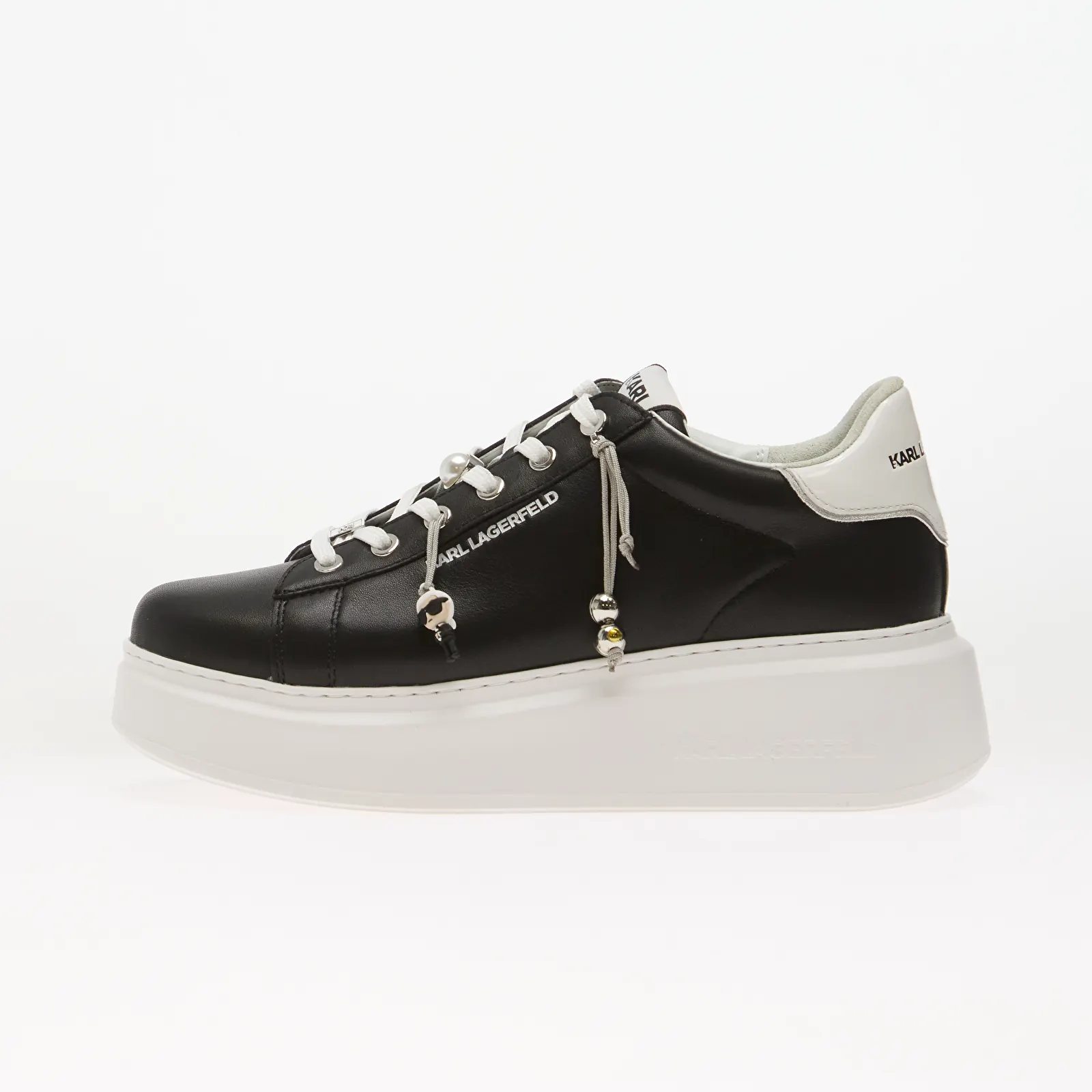 Γυναικεία sneakers Karl Lagerfeld Jeans Anakapri Tassel Charms Black Lthr