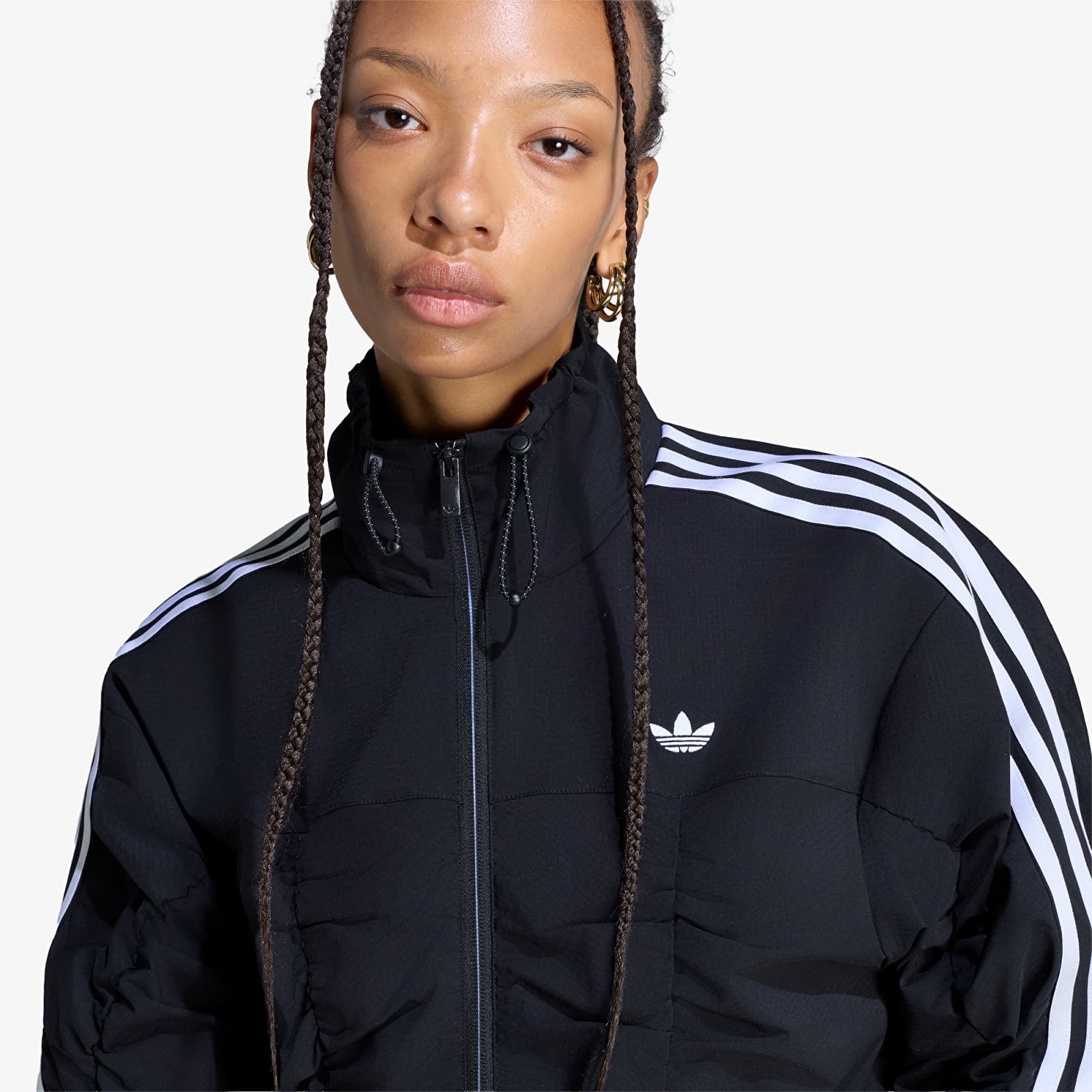 Naiste jakid adidas Adilenium Season 6 Ruffled Track Jacket Black