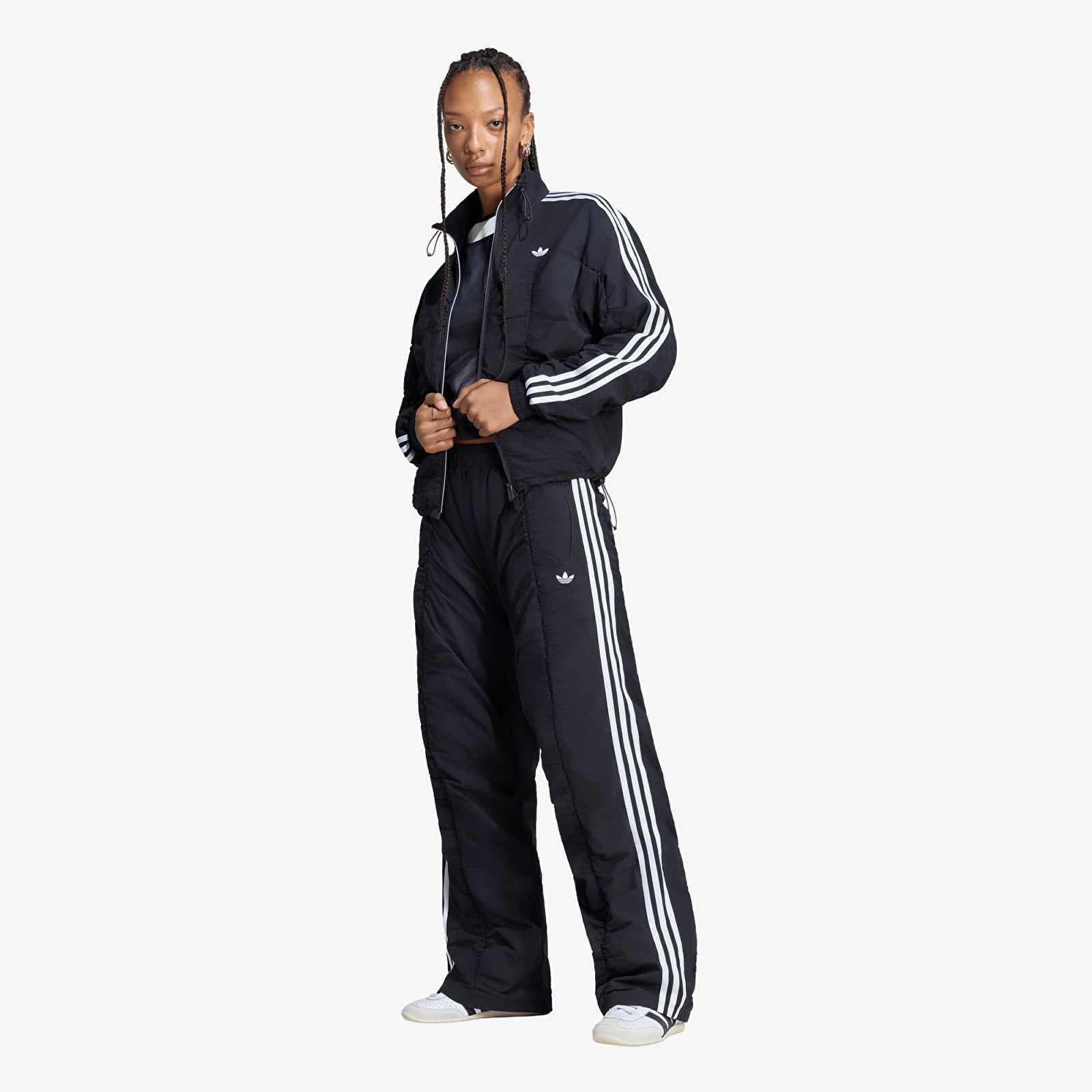 Naiste jakid adidas Adilenium Season 6 Ruffled Track Jacket Black