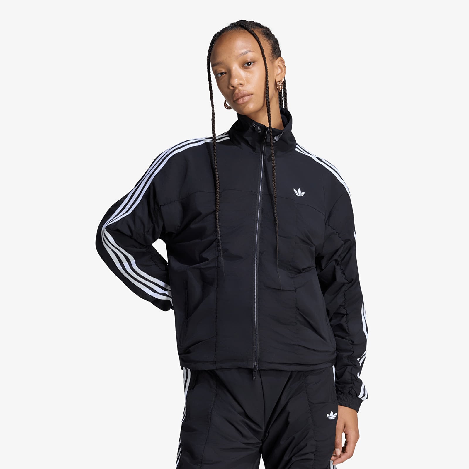 Naiste jakid adidas Adilenium Season 6 Ruffled Track Jacket Black