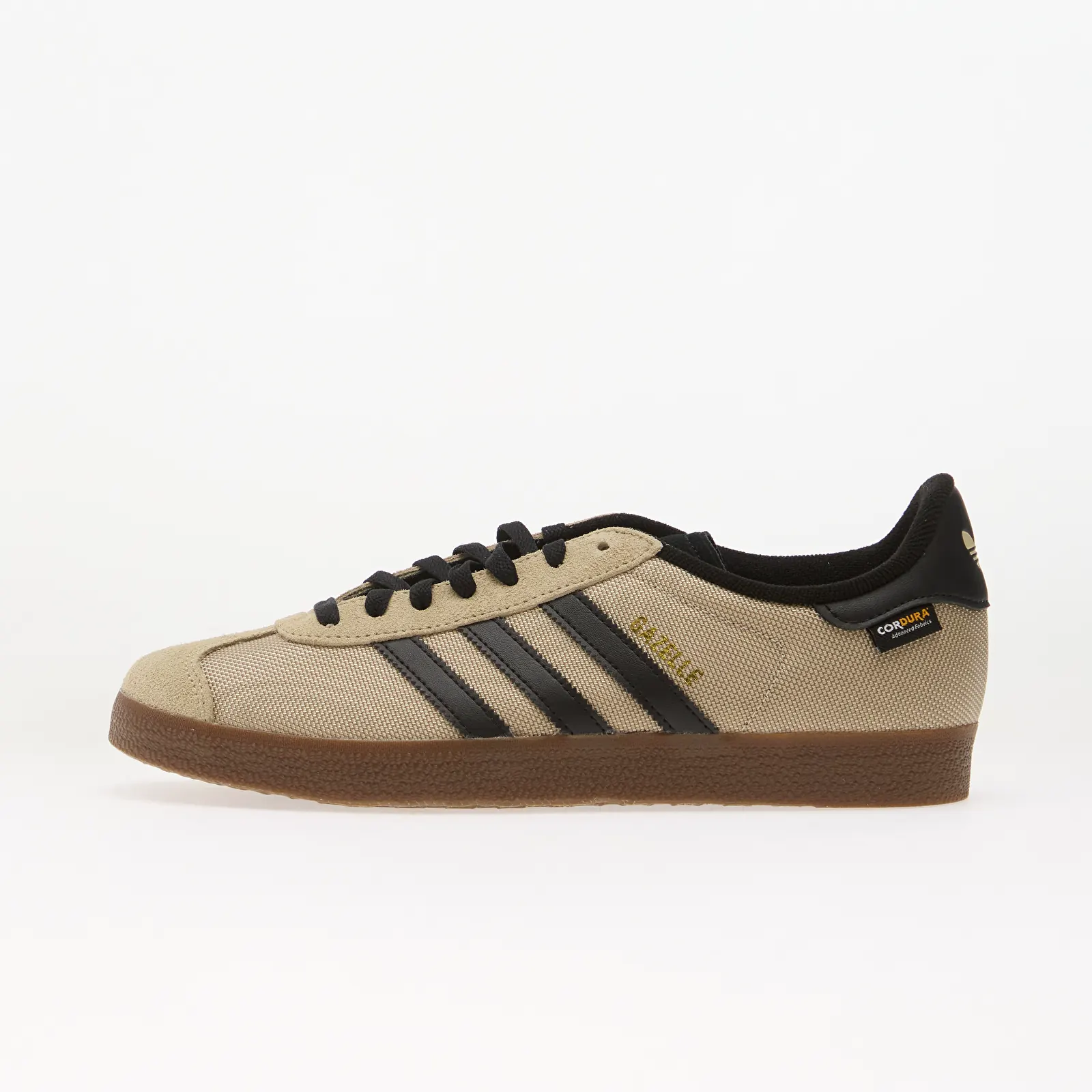Sneakerși pentru bărbați adidas Gazelle Khaki Three/ Core Black/ Gum5