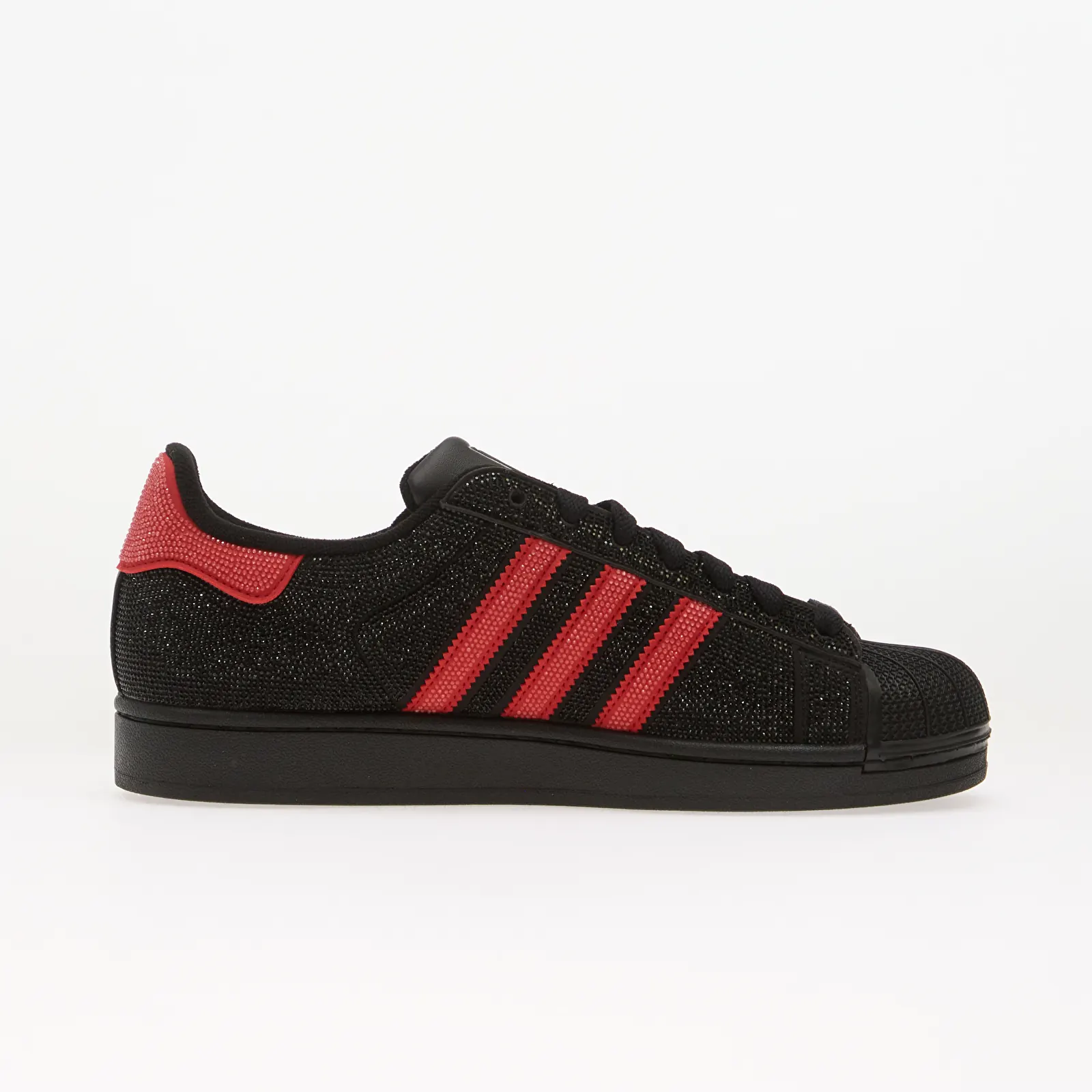 Sneakers voor dames adidas Superstar II Core Black/ Better Scarlet/ Silver Met.