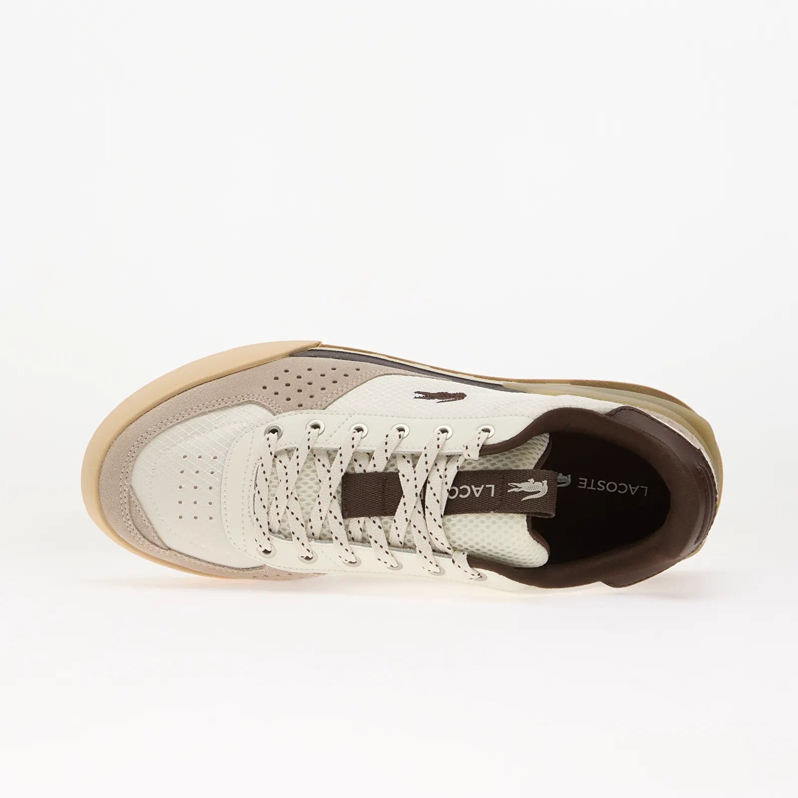 Turnschuhe und Schuhe für Männer Lacoste Slam Shot Off White/ Dark Brw