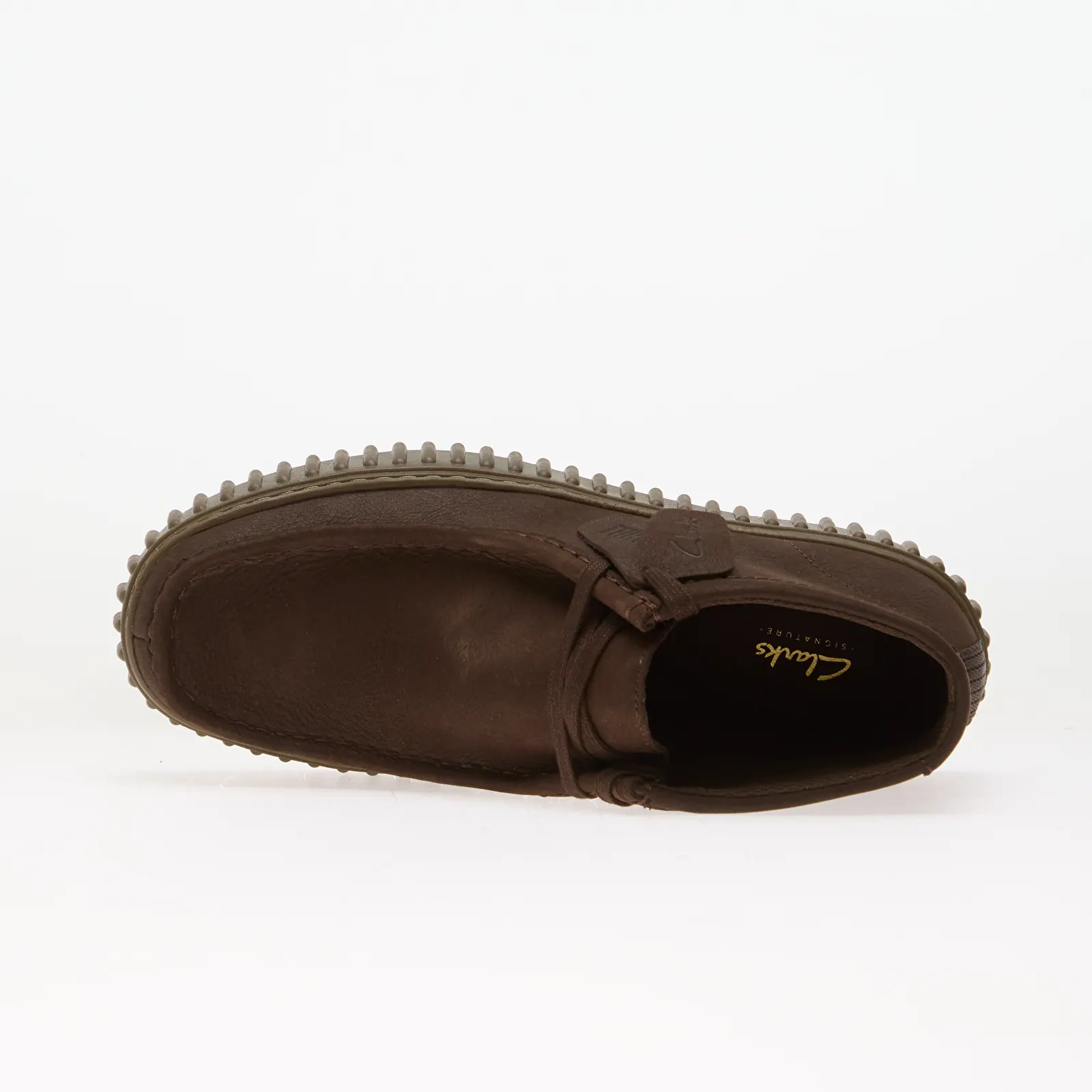 Miesten saappaat Clarks Torhill Hi Leather Dark Brown