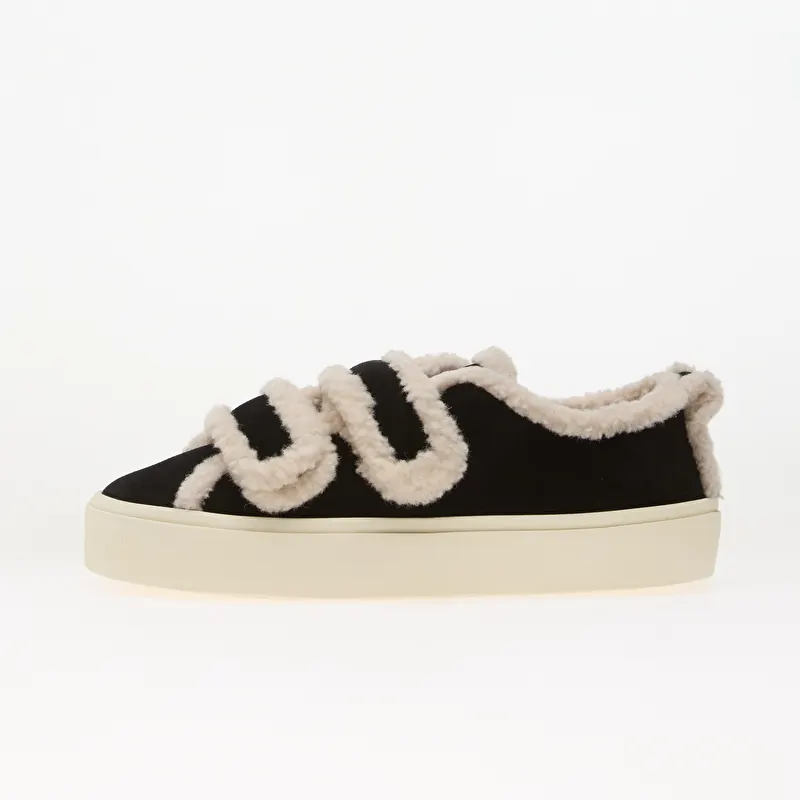 Inuikii Shearling Low Velcro Black