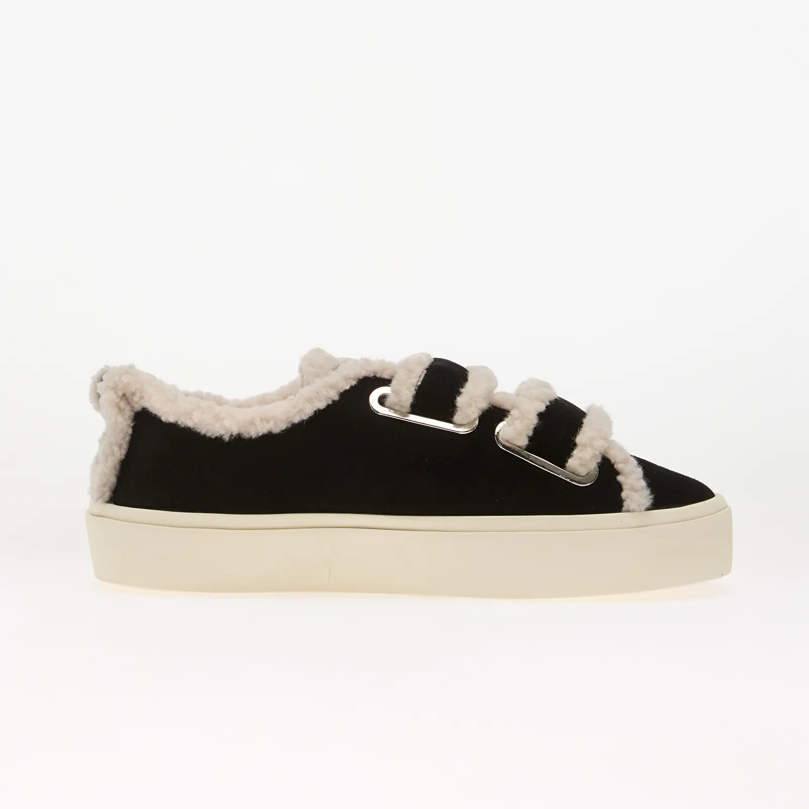Stiefel für Frauen Inuikii Shearling Low Velcro Black