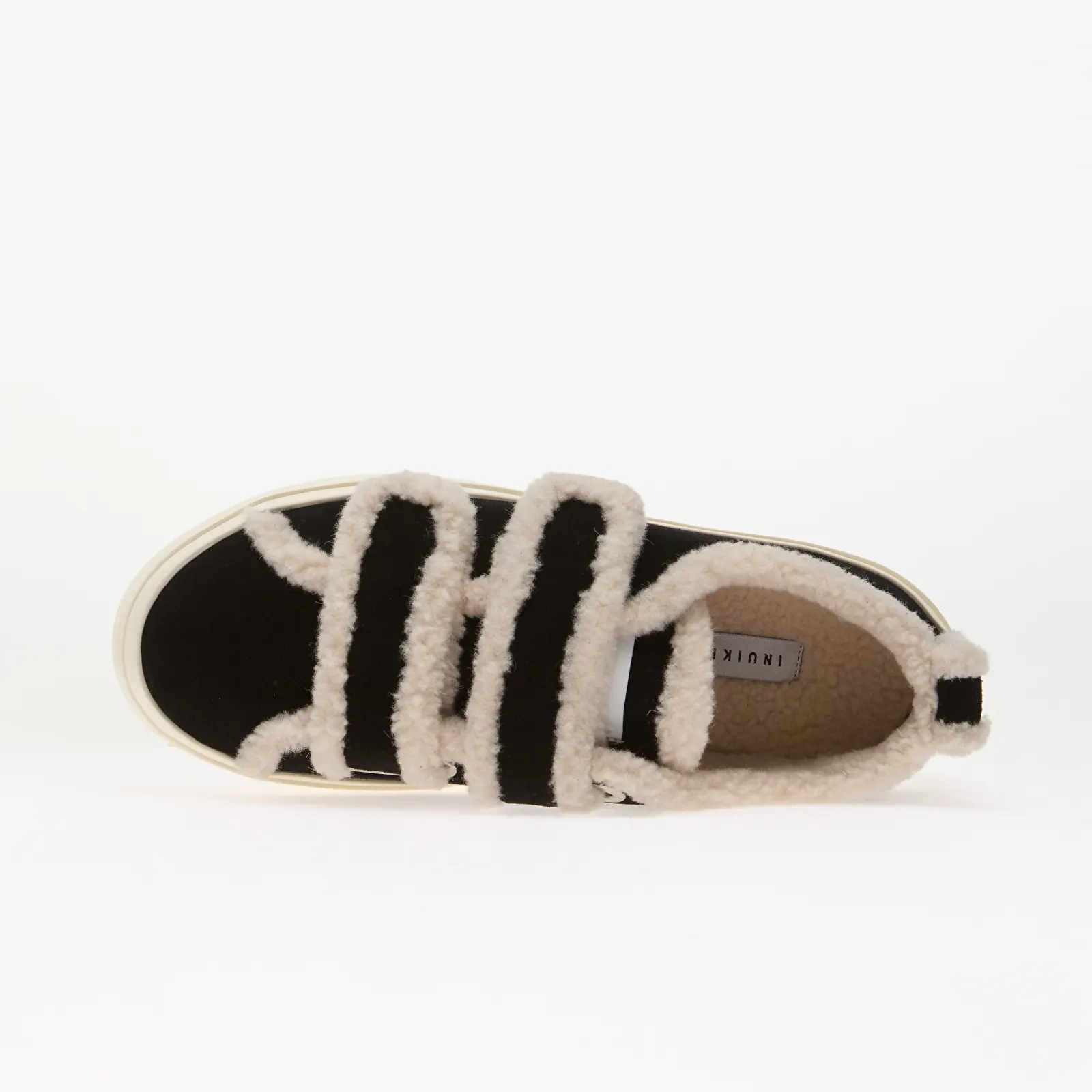 Stiefel für Frauen Inuikii Shearling Low Velcro Black