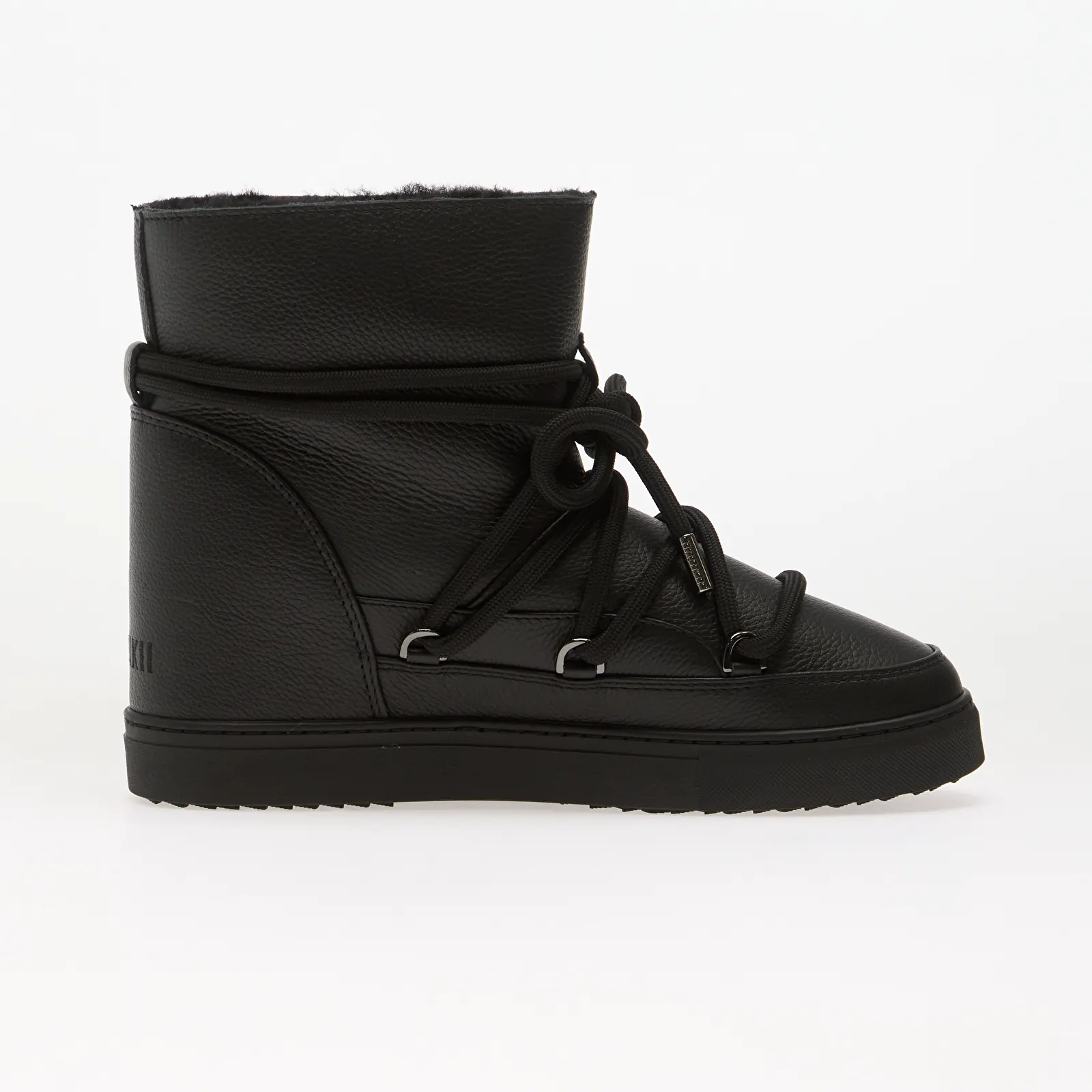 Boots Inuikii Full Leather Wedge Black