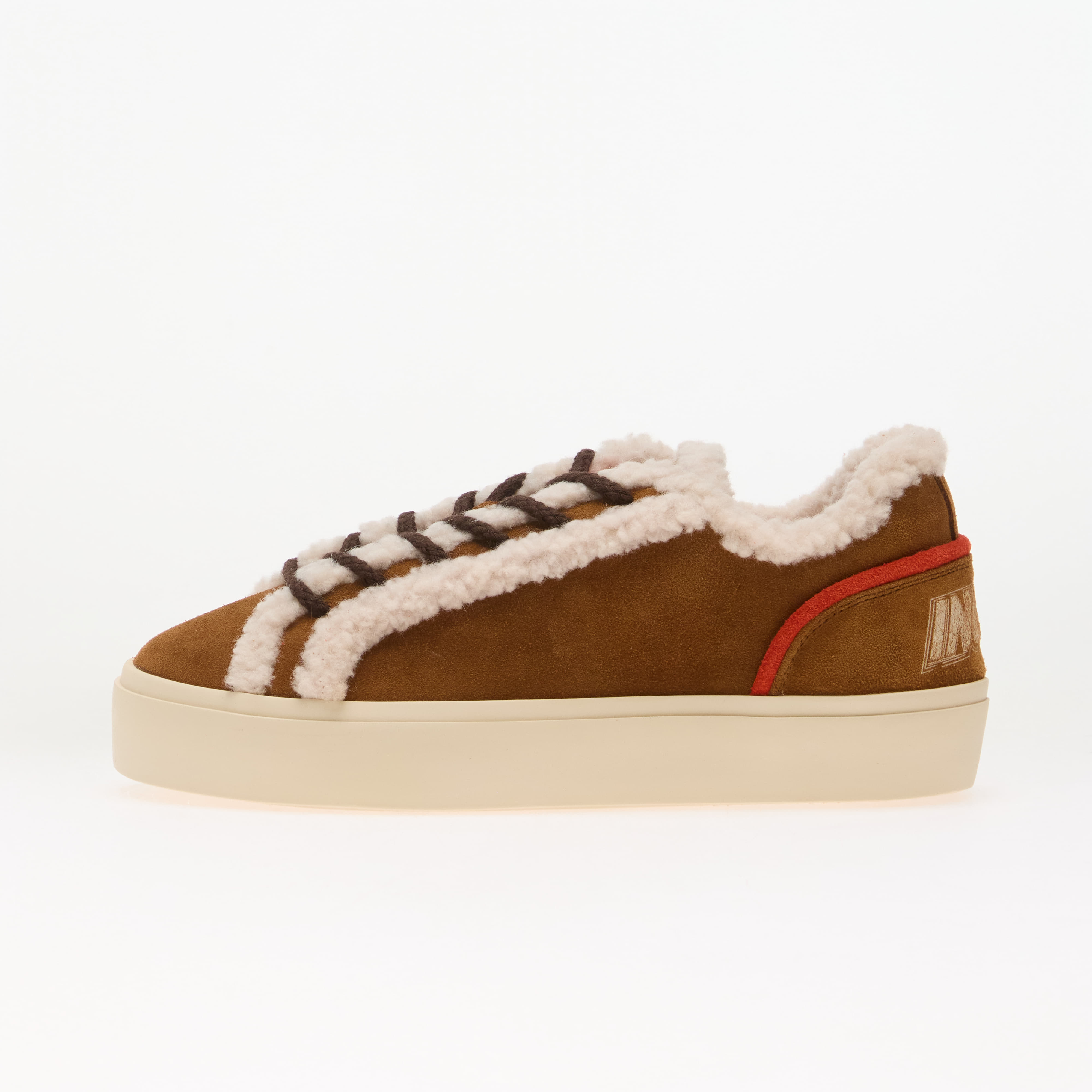 Inuikii Lila Shearling Lace Up Brown 36