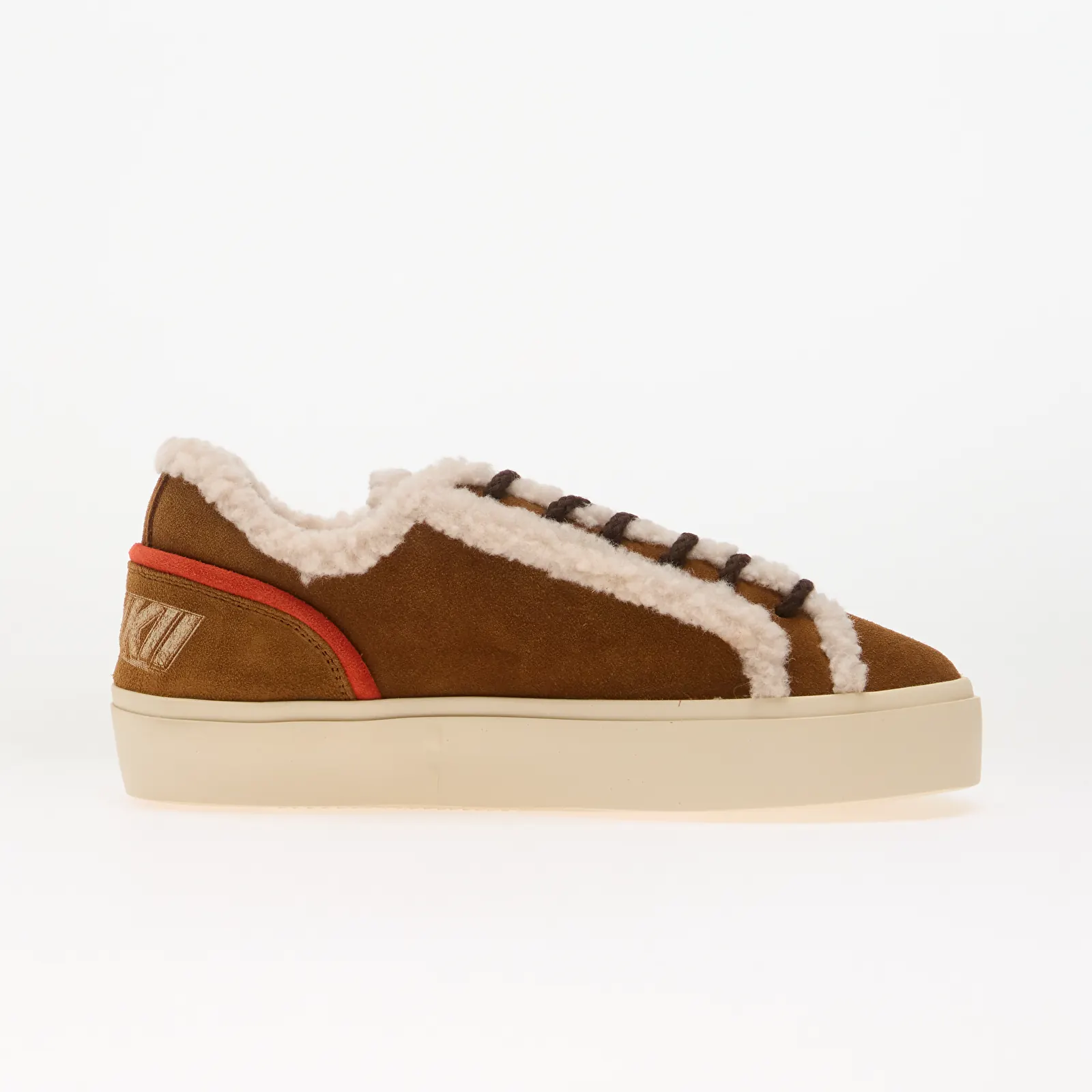 Boots Inuikii Lila Shearling Lace Up Brown