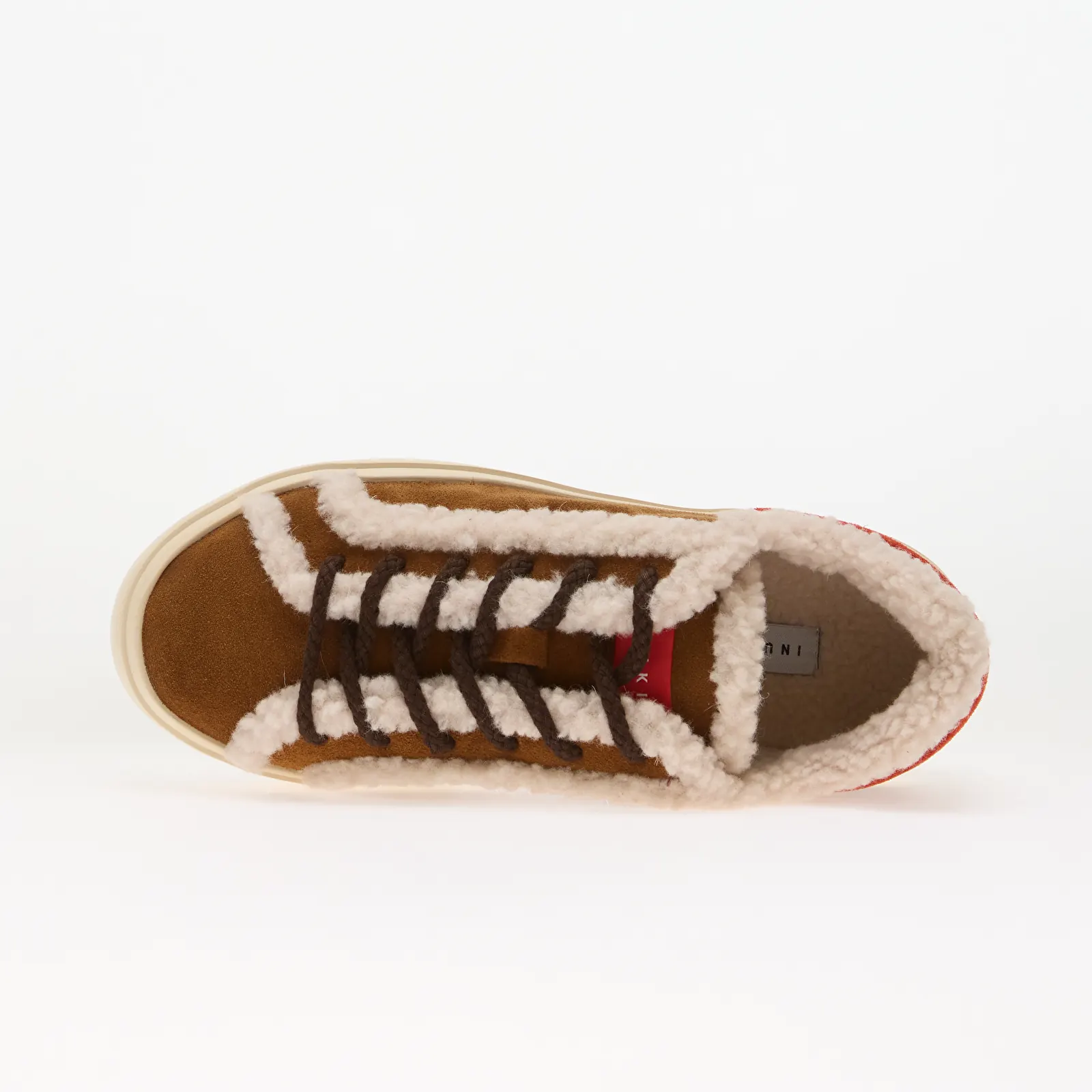 Boots Inuikii Lila Shearling Lace Up Brown