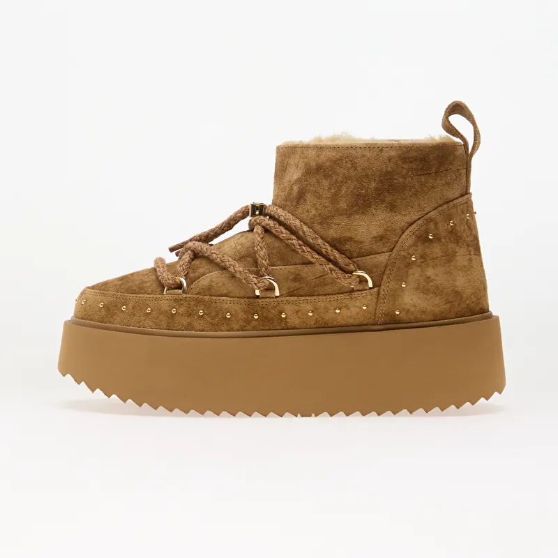 Inuikii Suede Croco Platform Sand