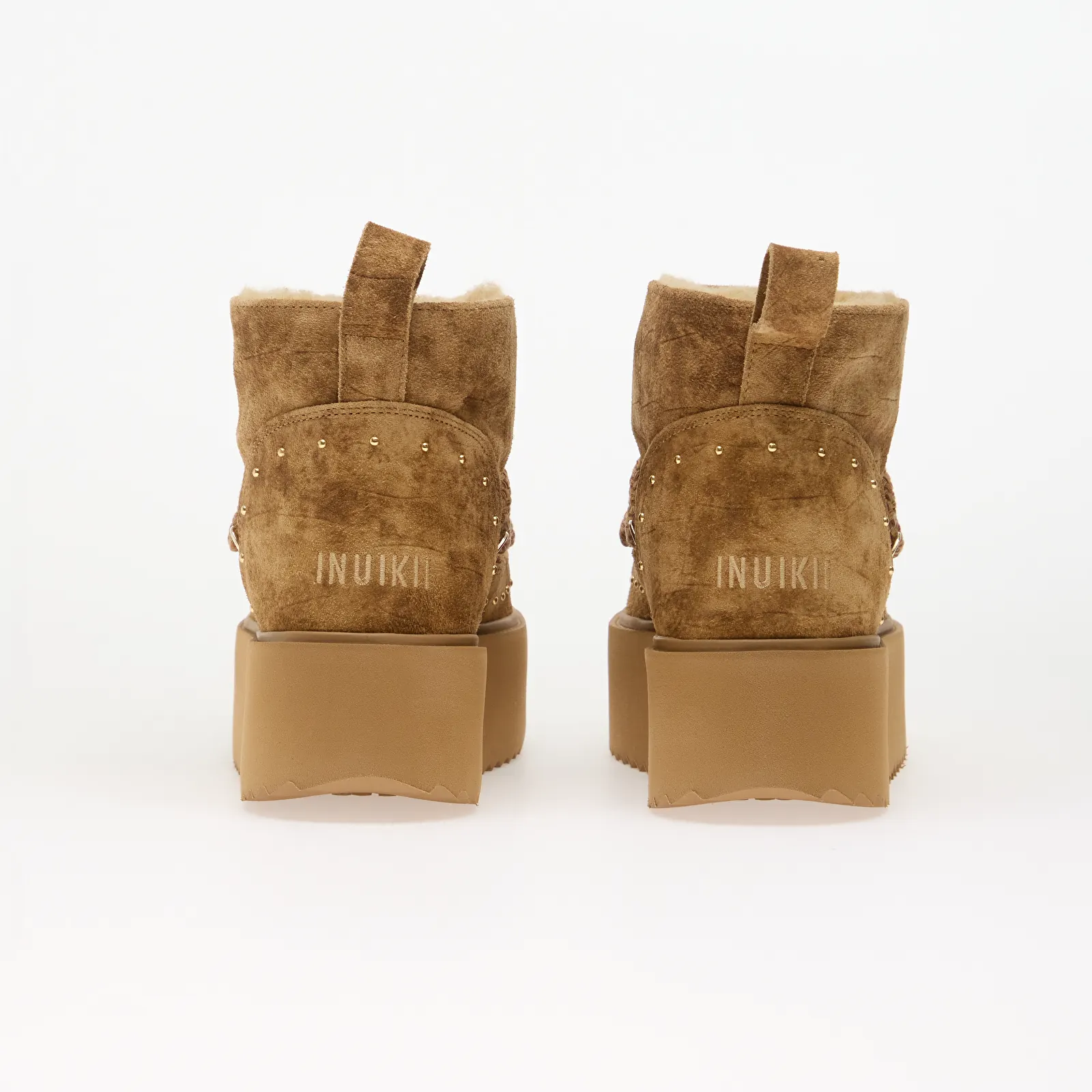 Női bakancsok Inuikii Suede Croco Platform Sand