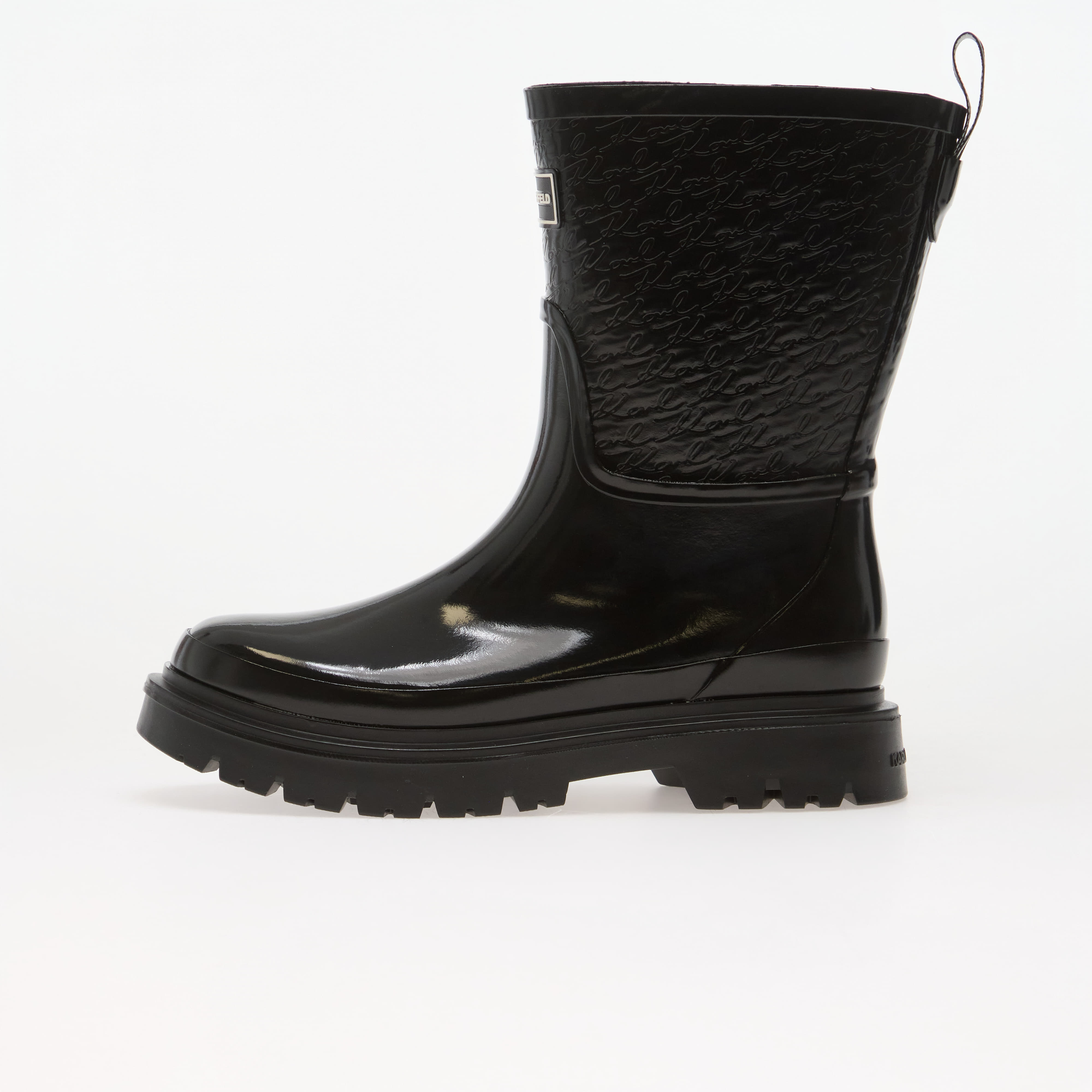 Karl Lagerfeld Jeans K/torrent Midi Boot Black Rubber 39