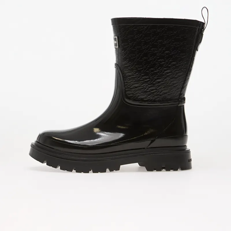 Karl Lagerfeld Jeans K/torrent Midi Boot Black Rubber