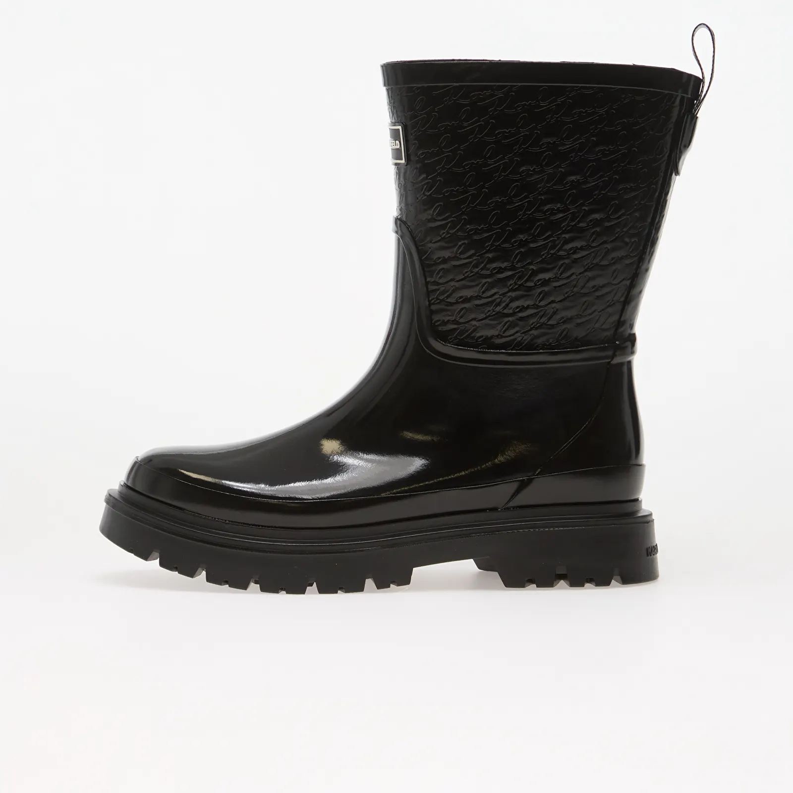 Dámske boots Karl Lagerfeld Jeans K/torrent Midi Boot Black Rubber