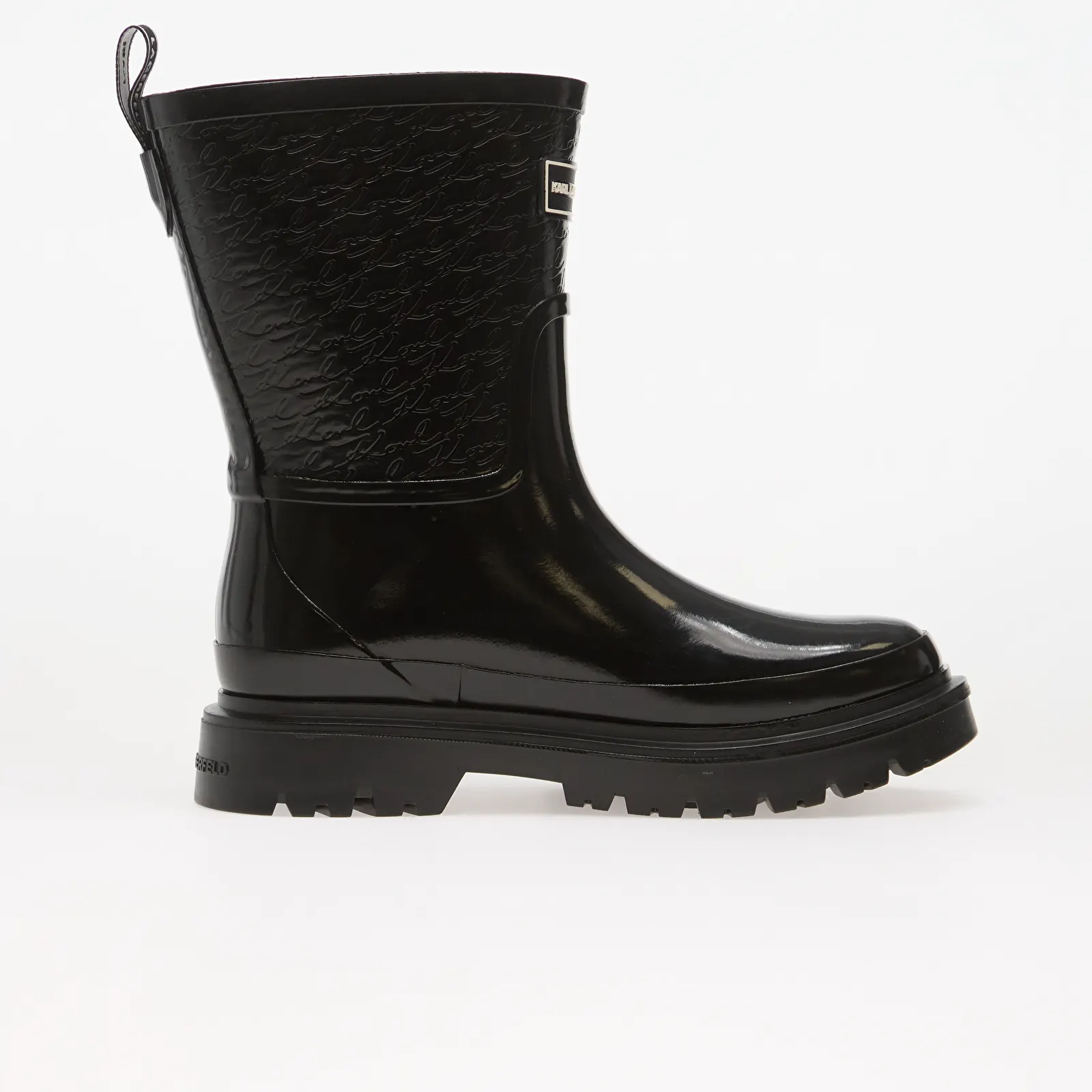 Dámske boots Karl Lagerfeld Jeans K/torrent Midi Boot Black Rubber