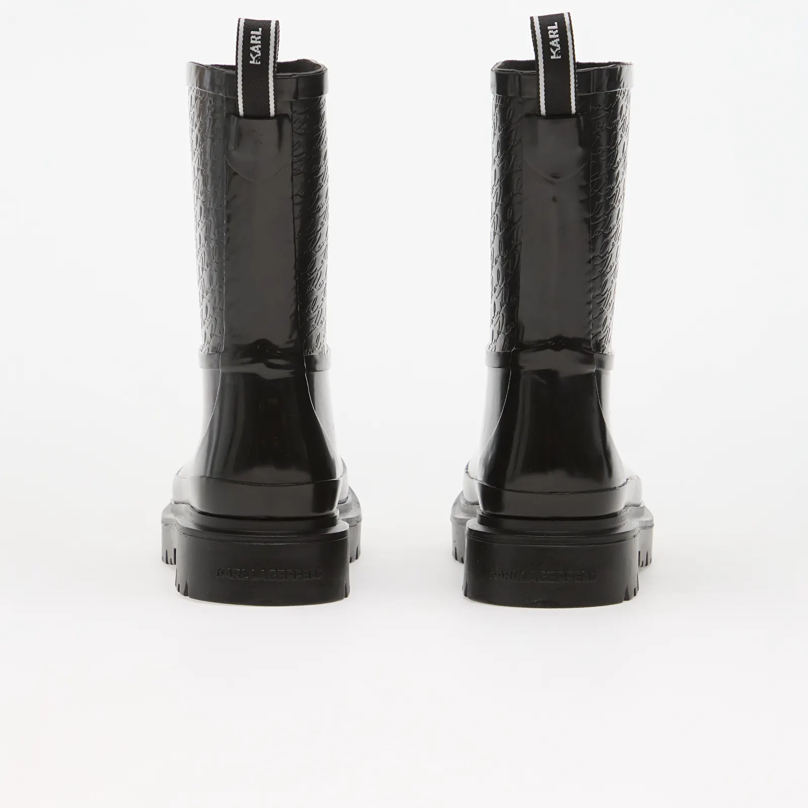 Dámske boots Karl Lagerfeld Jeans K/torrent Midi Boot Black Rubber