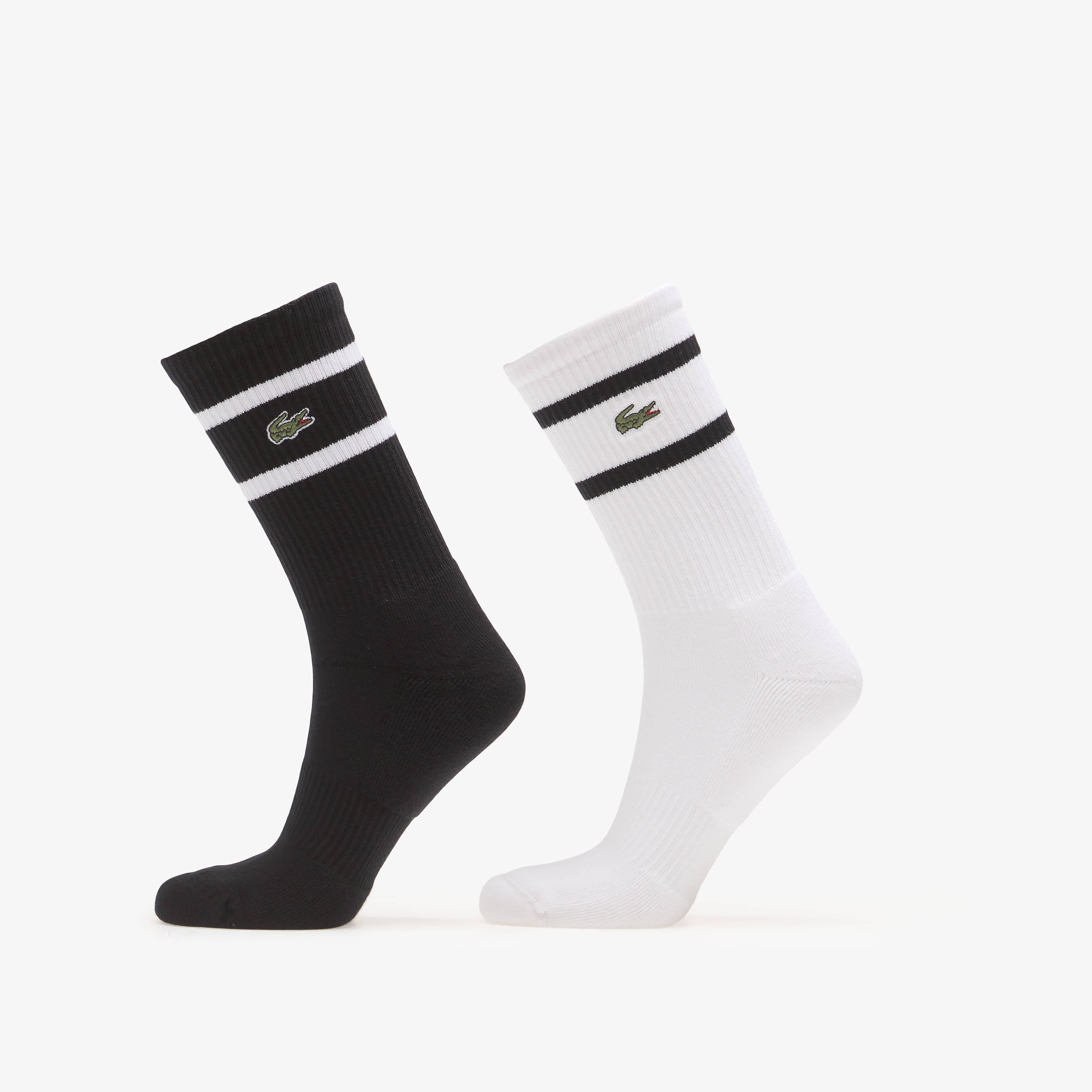 Lacoste Crew Socks Black/White 39-42