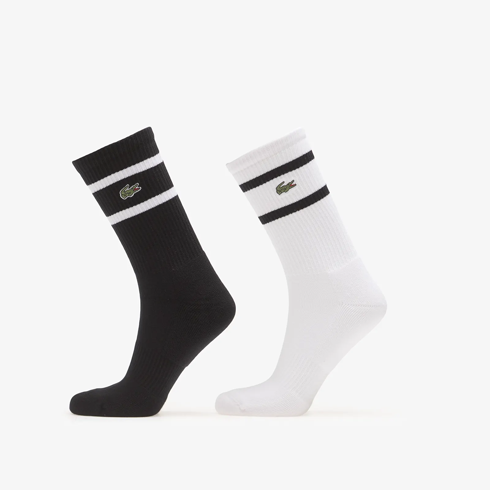Носки Lacoste Crew Socks Black/White