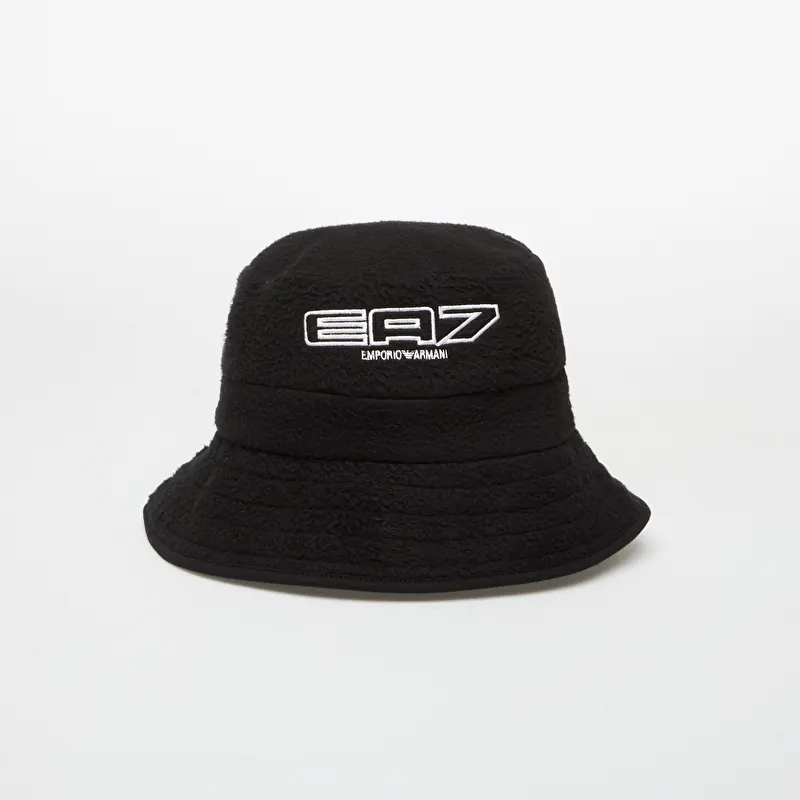Hattu EA7 Emporio Armani Train Logo Series U Teddy Hat Black