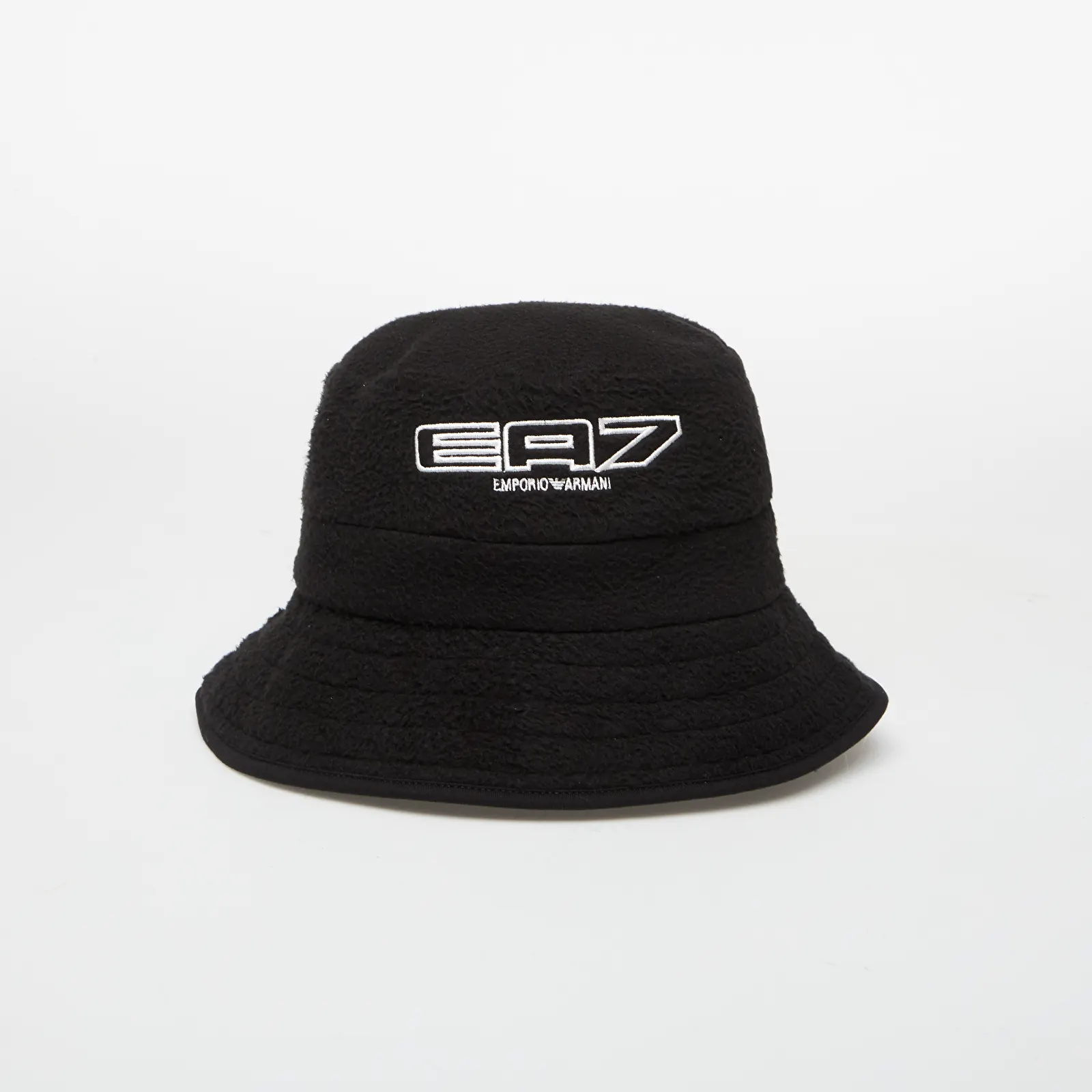 Klobouky EA7 Emporio Armani Train Logo Series U Teddy Hat Black