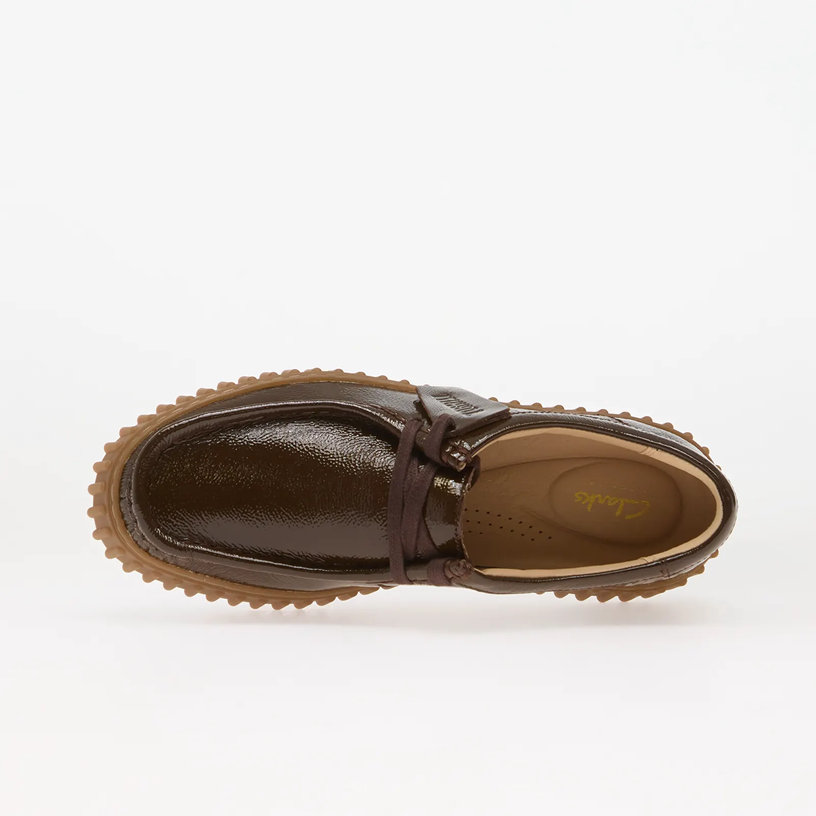 Naisten saappaat Clarks Torhill Bee Patent Dark Brown