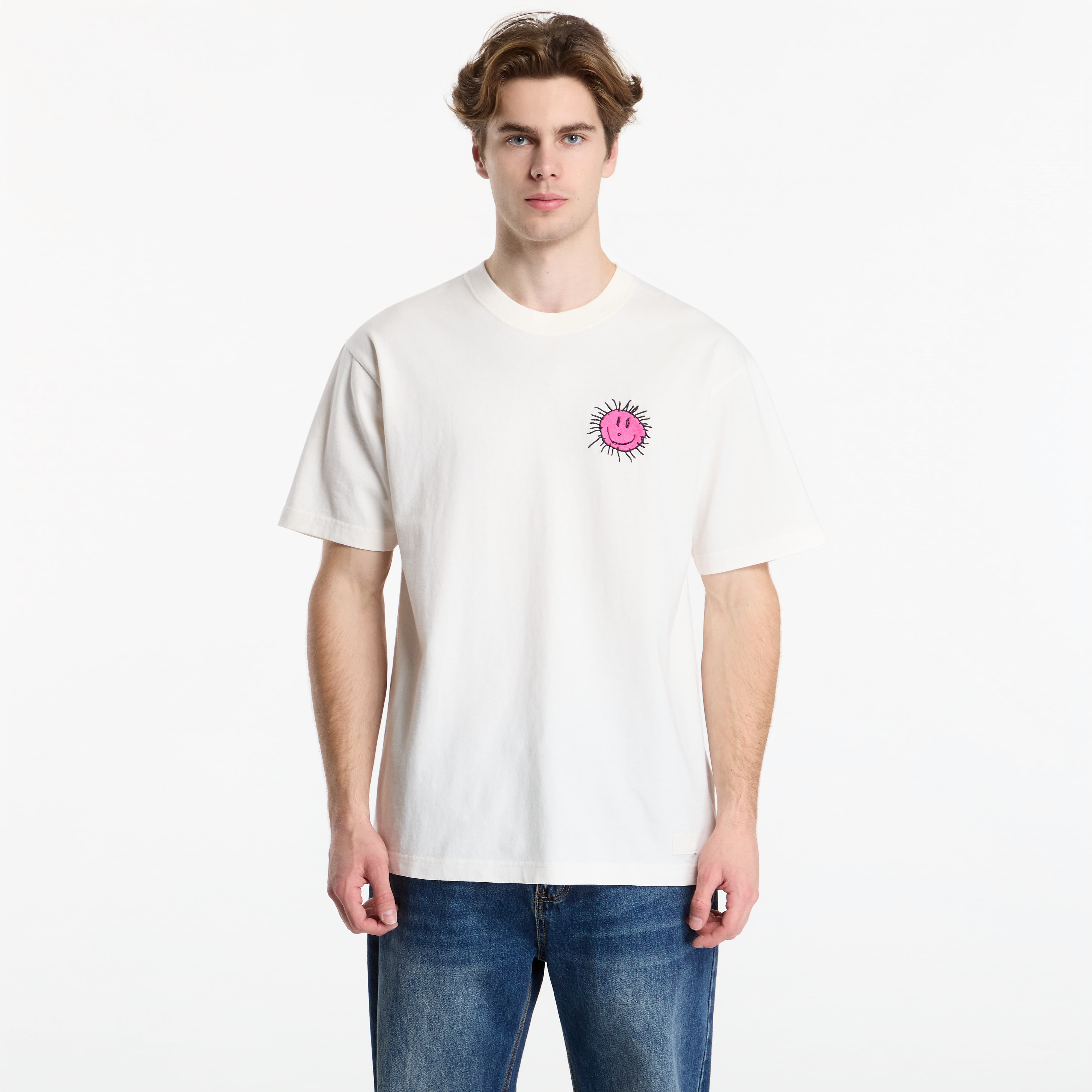Тениска Vans Checkerboard Behaviour SS Tee Egret S