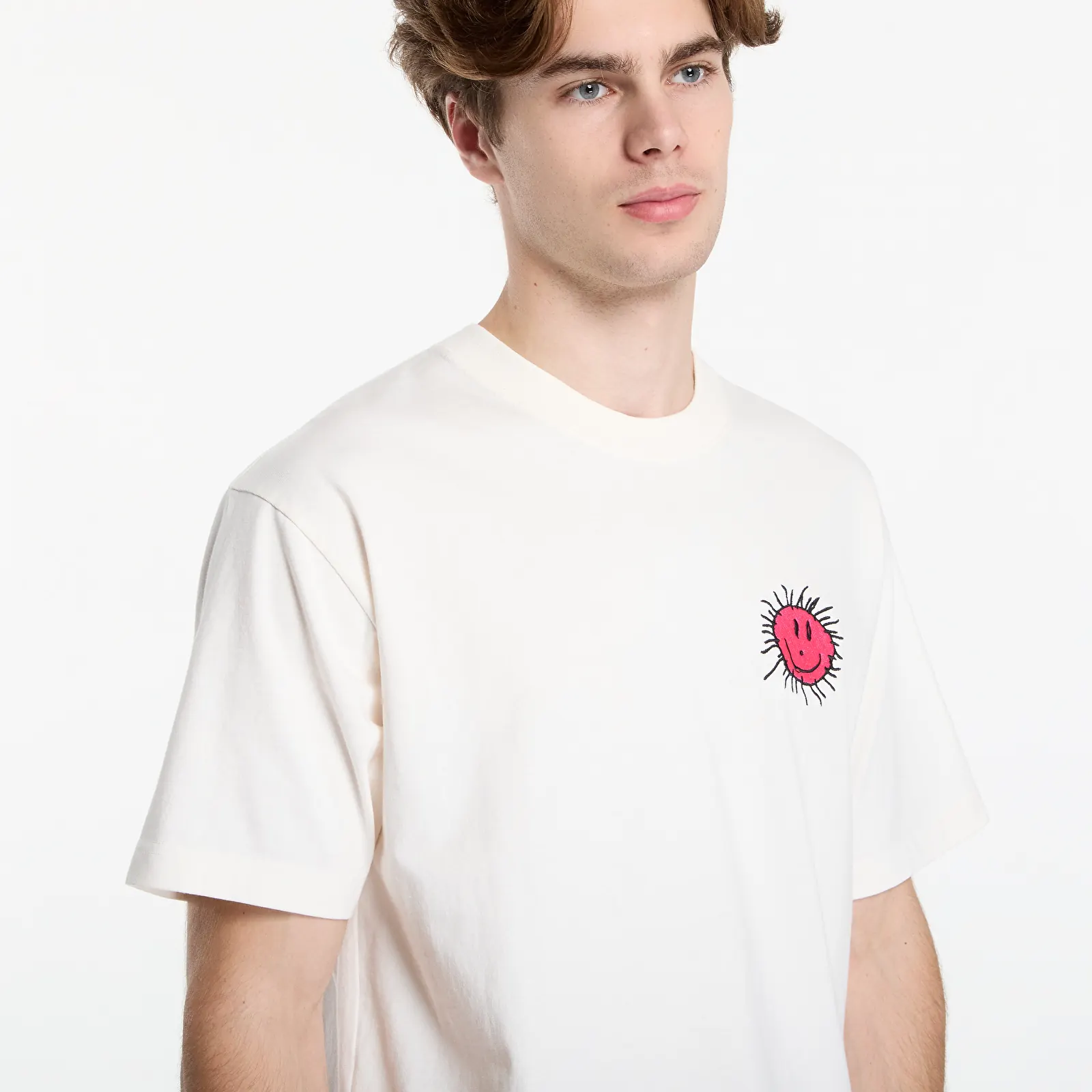 T-shirts Vans Checkerboard Behaviour SS Tee Egret