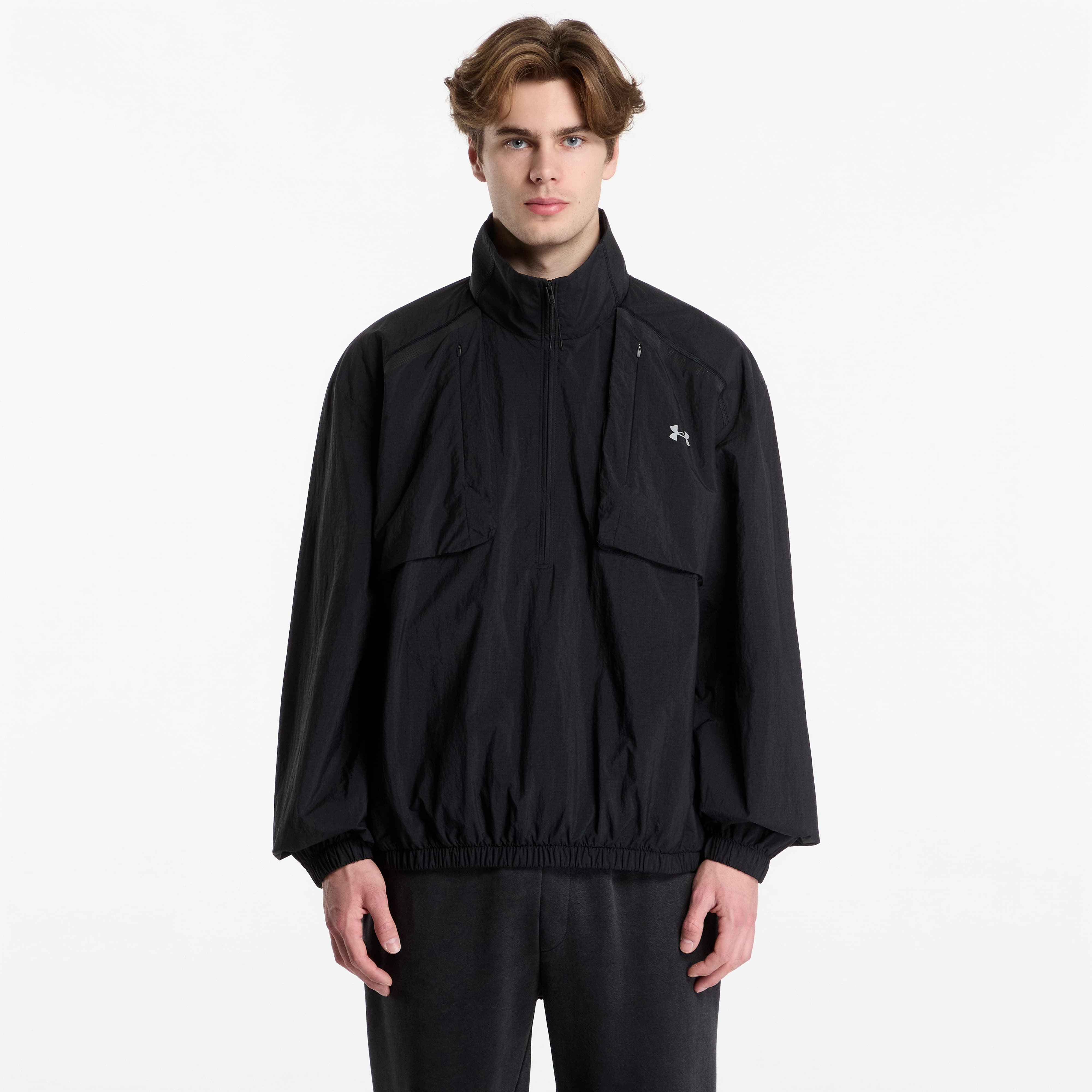 Ветровка Under Armour Unstoppable Woven Half Zip Solid Ultimate Black M