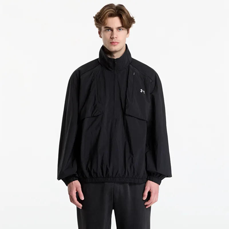 Windjack Under Armour Unstoppable Woven Half Zip Solid Ultimate Black