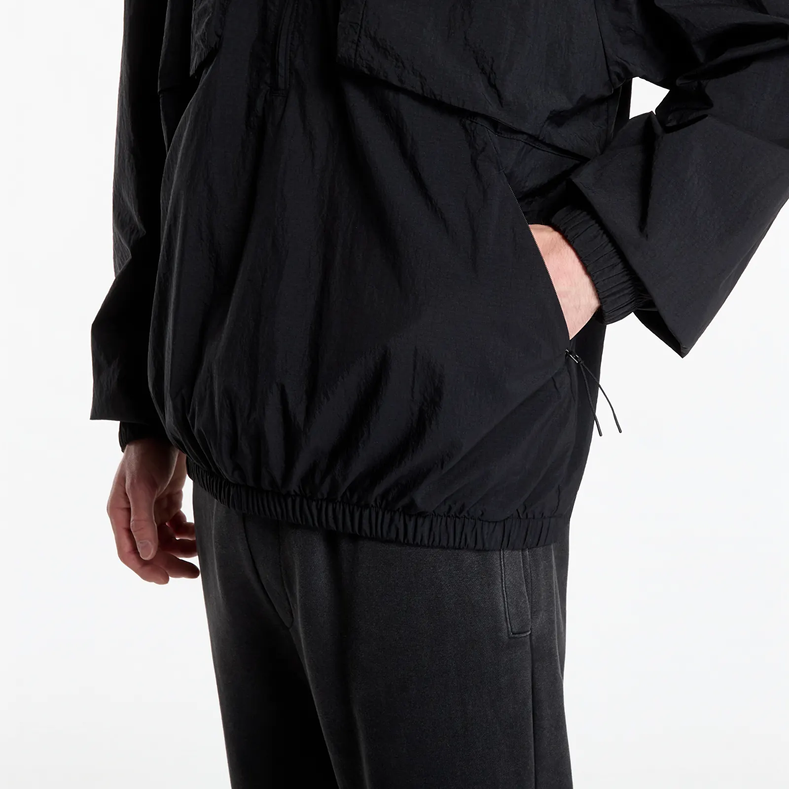 Jachete Windbreaker pentru bărbați Under Armour Unstoppable Woven Half Zip Solid Ultimate Black