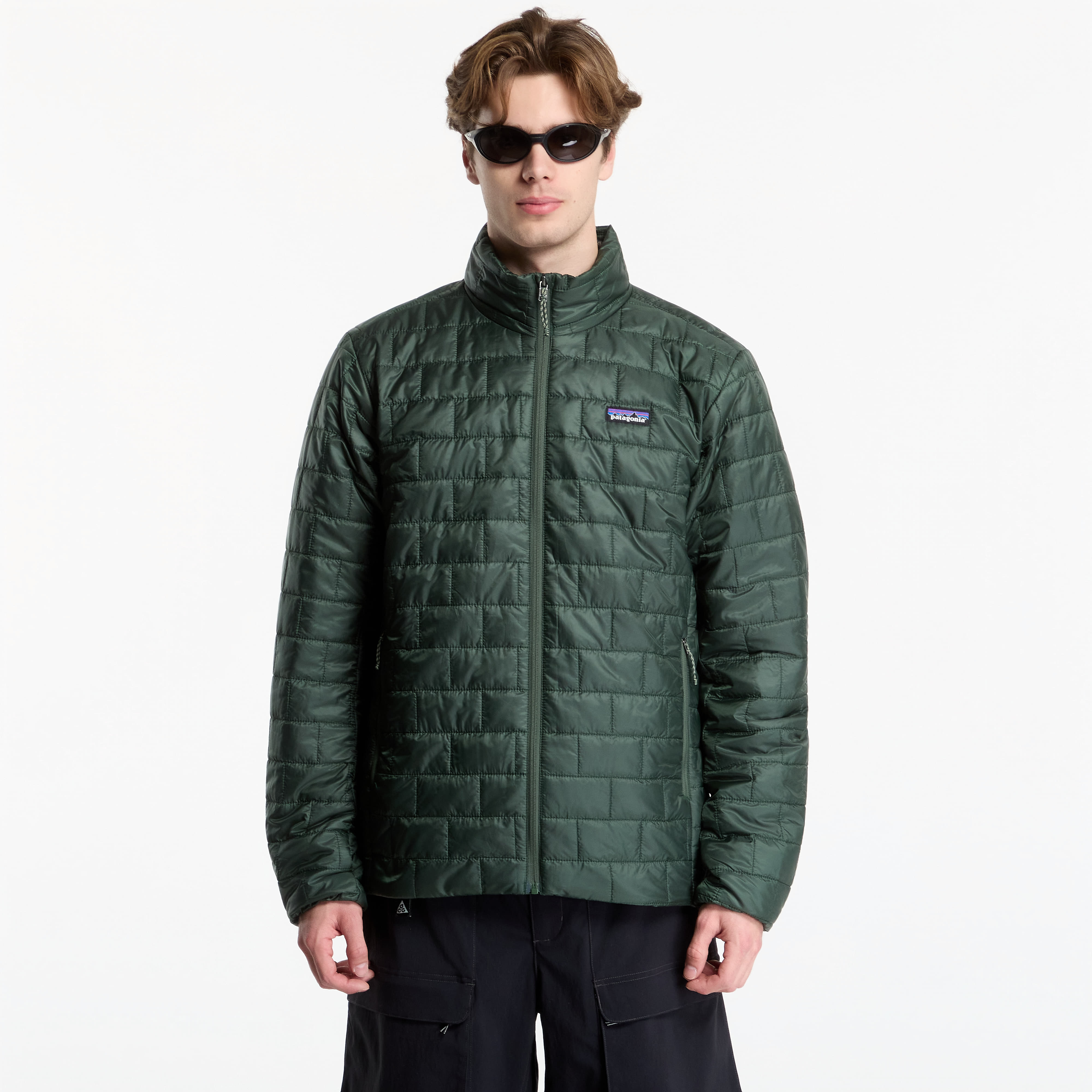 Bunda Patagonia M's Nano Puff Jacket Treeline Green M