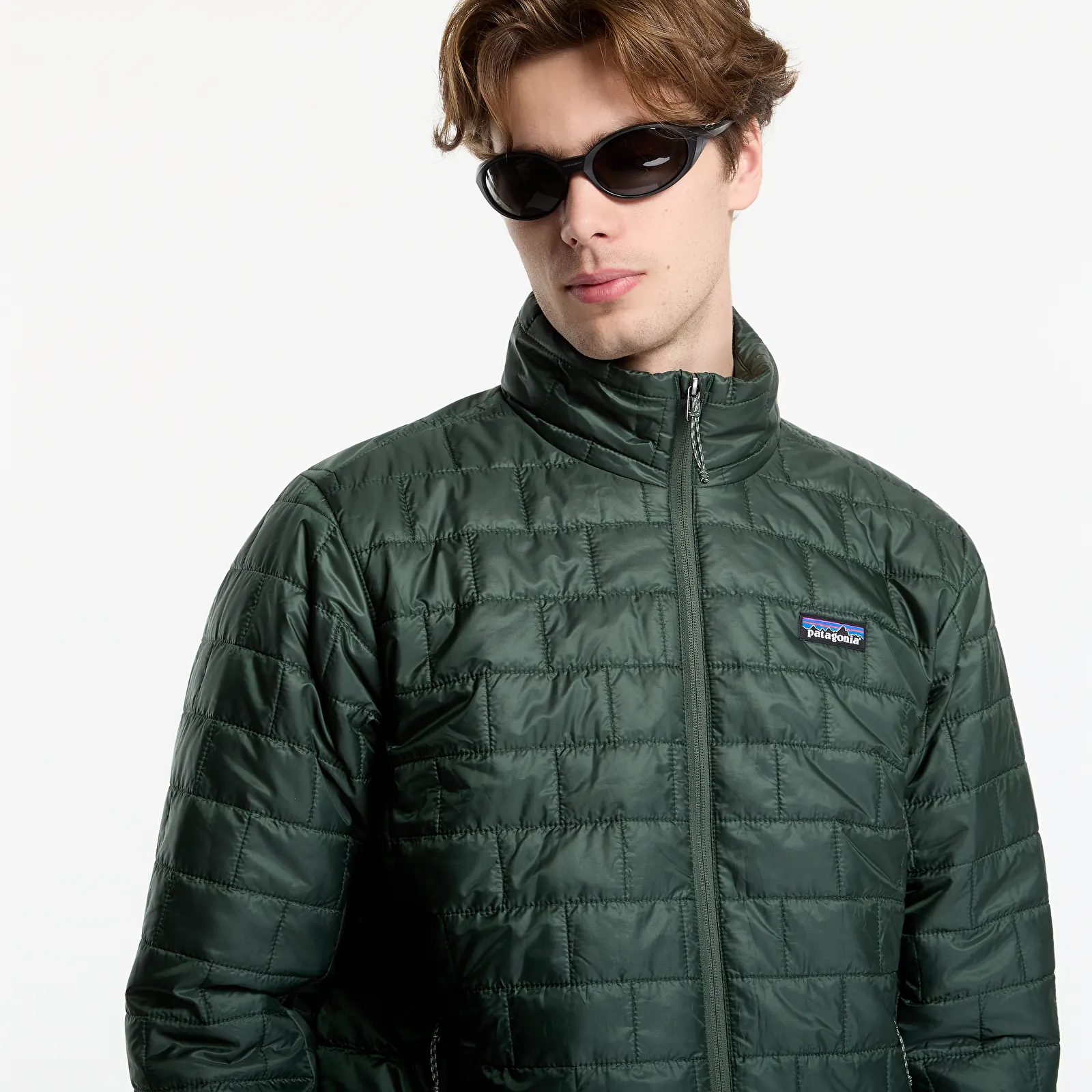 Jassen Patagonia M's Nano Puff Jacket Treeline Green