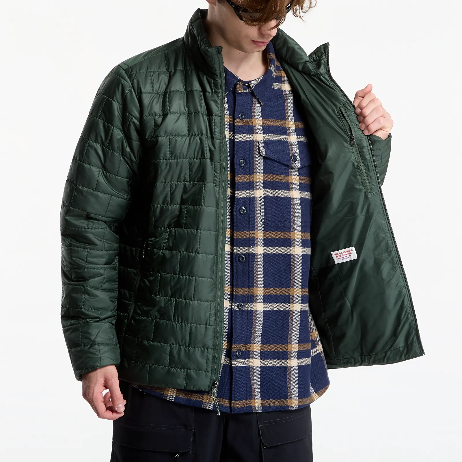 Jassen Patagonia M's Nano Puff Jacket Treeline Green