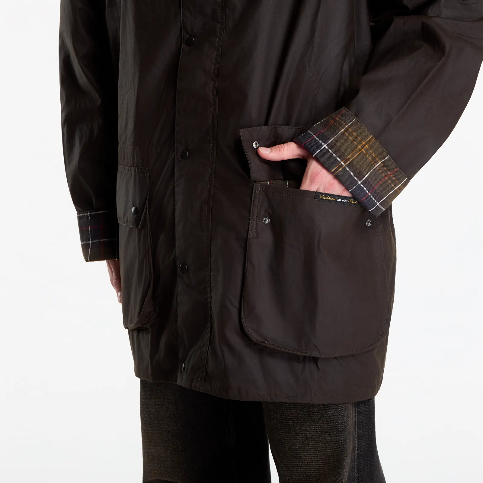 Jacken Barbour Classic Durham Wax Jacket Olive