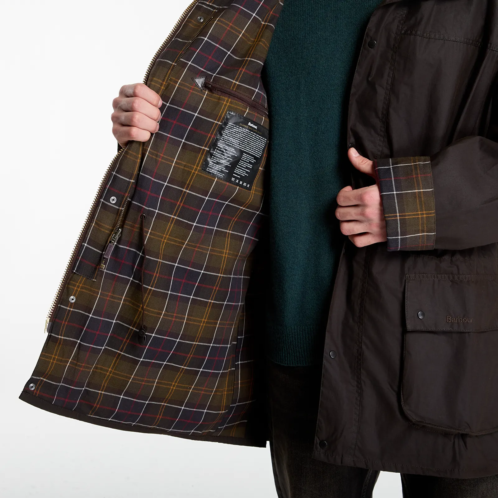 Jacken Barbour Classic Durham Wax Jacket Olive