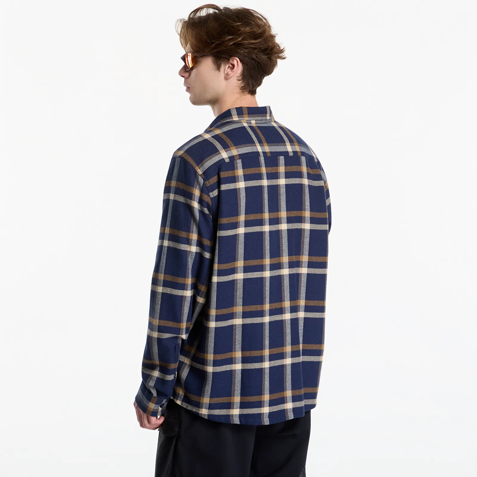 Skjortor Patagonia M's Fjord Flannel Shirt Crossing: New Navy