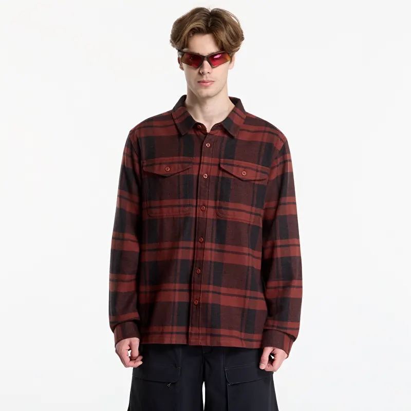 Skjorte Patagonia M's Fjord Flannel Shirt Rusty Red