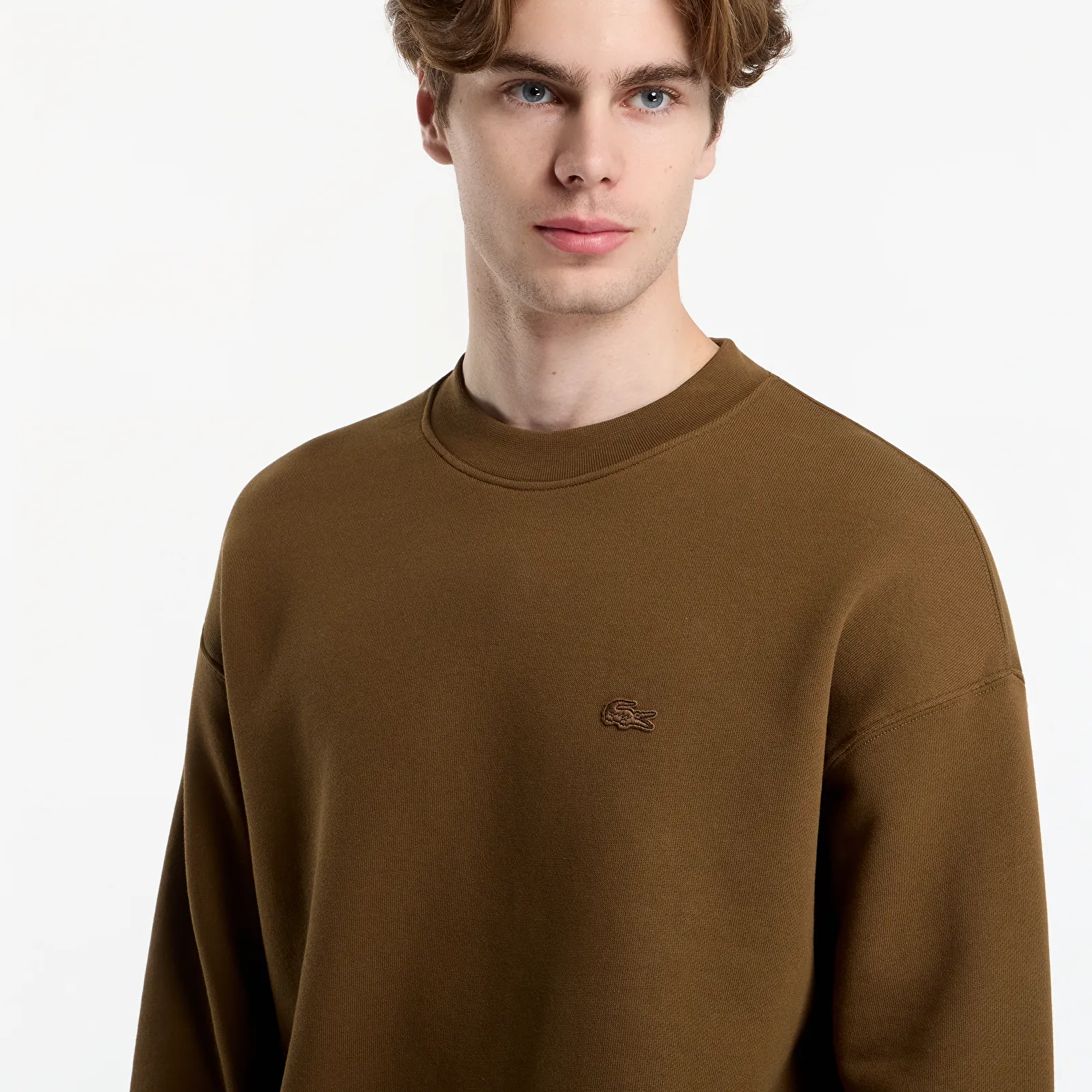 Sweatshirts Lacoste Crewnecks UNISEX Mascara Brown