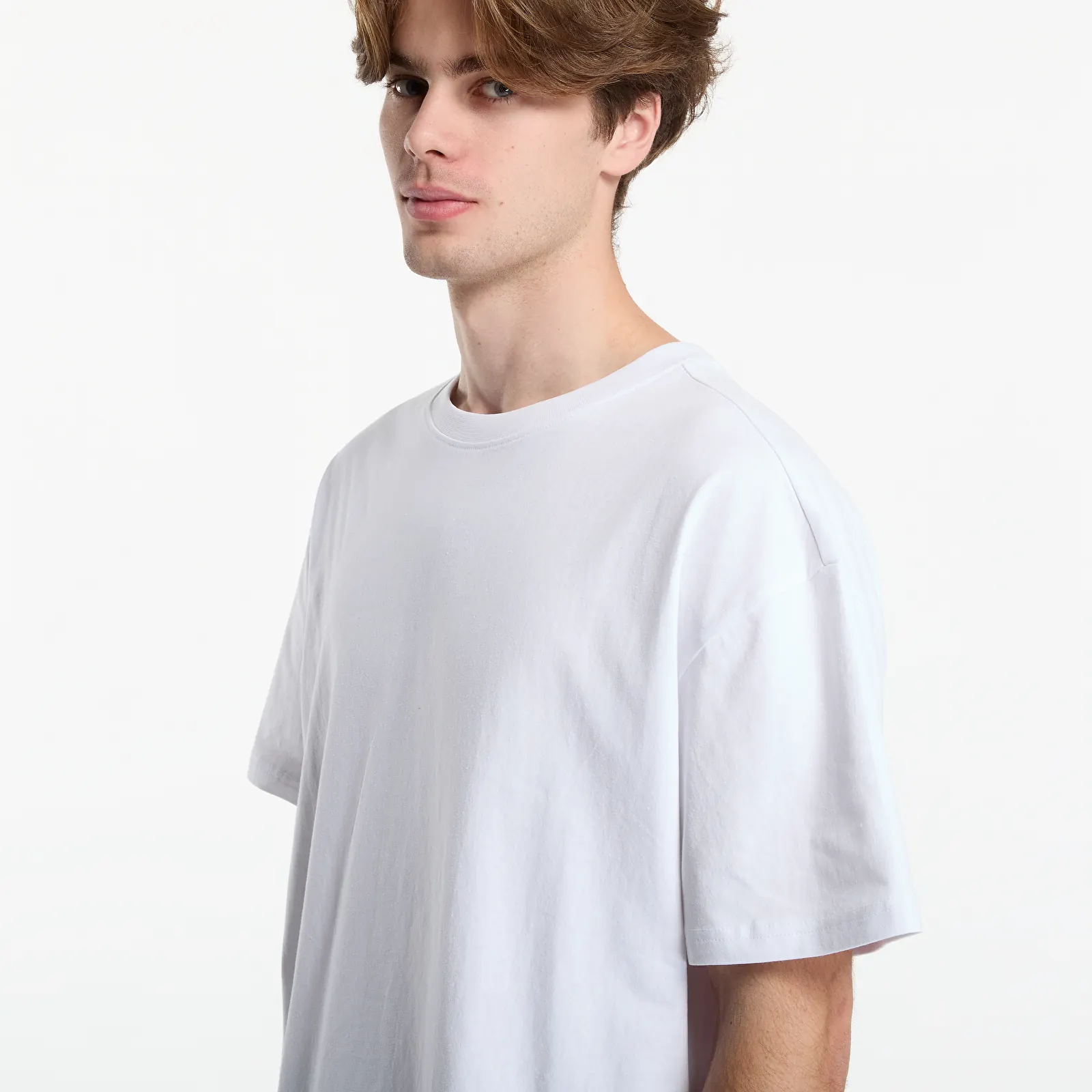 T-paidat Urban Classics Cotton Loose Tee White